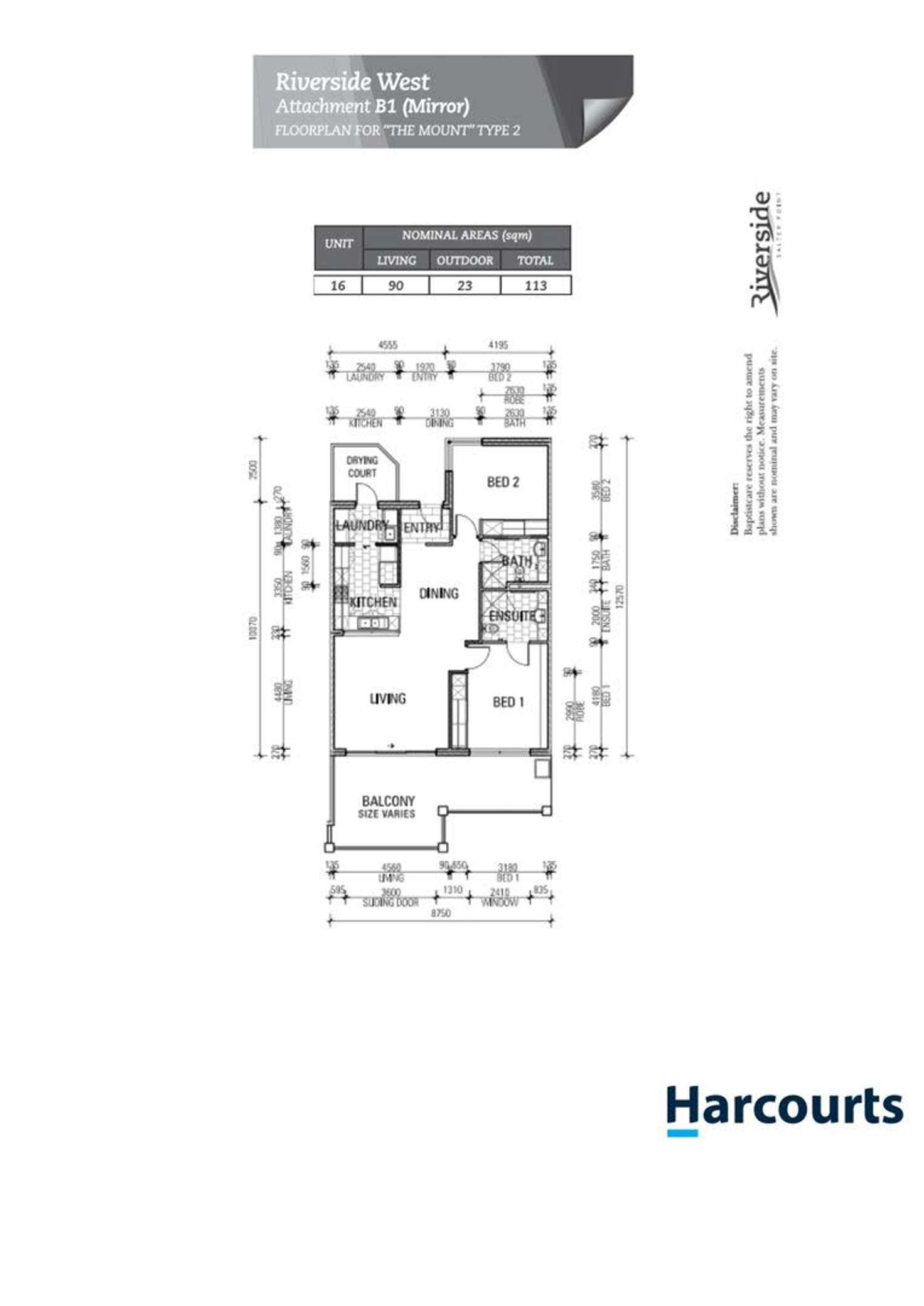 Floorplan of Homely retirement listing, 16/10 Roebuck Drive, Salter Point WA 6152
