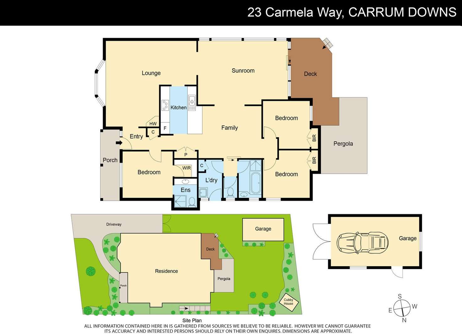 Floorplan of Homely house listing, 23 Carmela Way, Carrum Downs VIC 3201