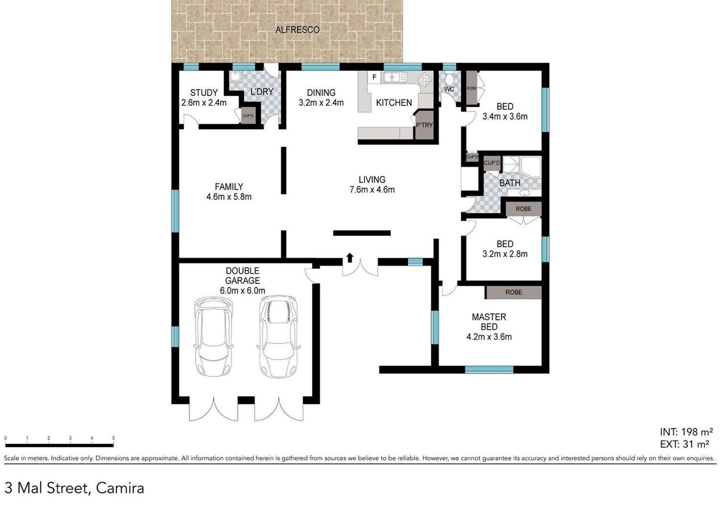 Floorplan of Homely house listing, 3 Mal Street, Camira QLD 4300