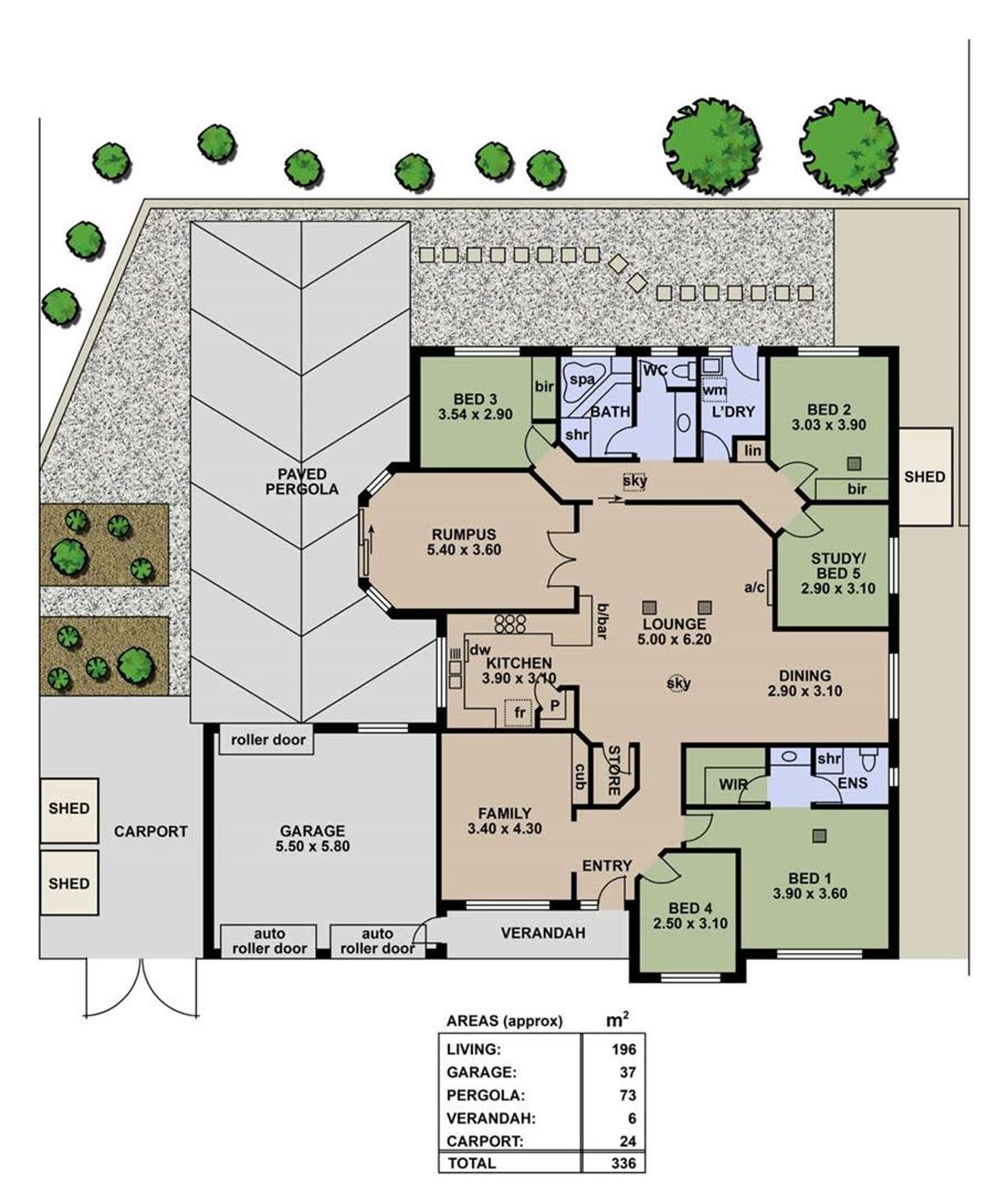 Floorplan of Homely house listing, 63 The Oaks Parade, Aberfoyle Park SA 5159