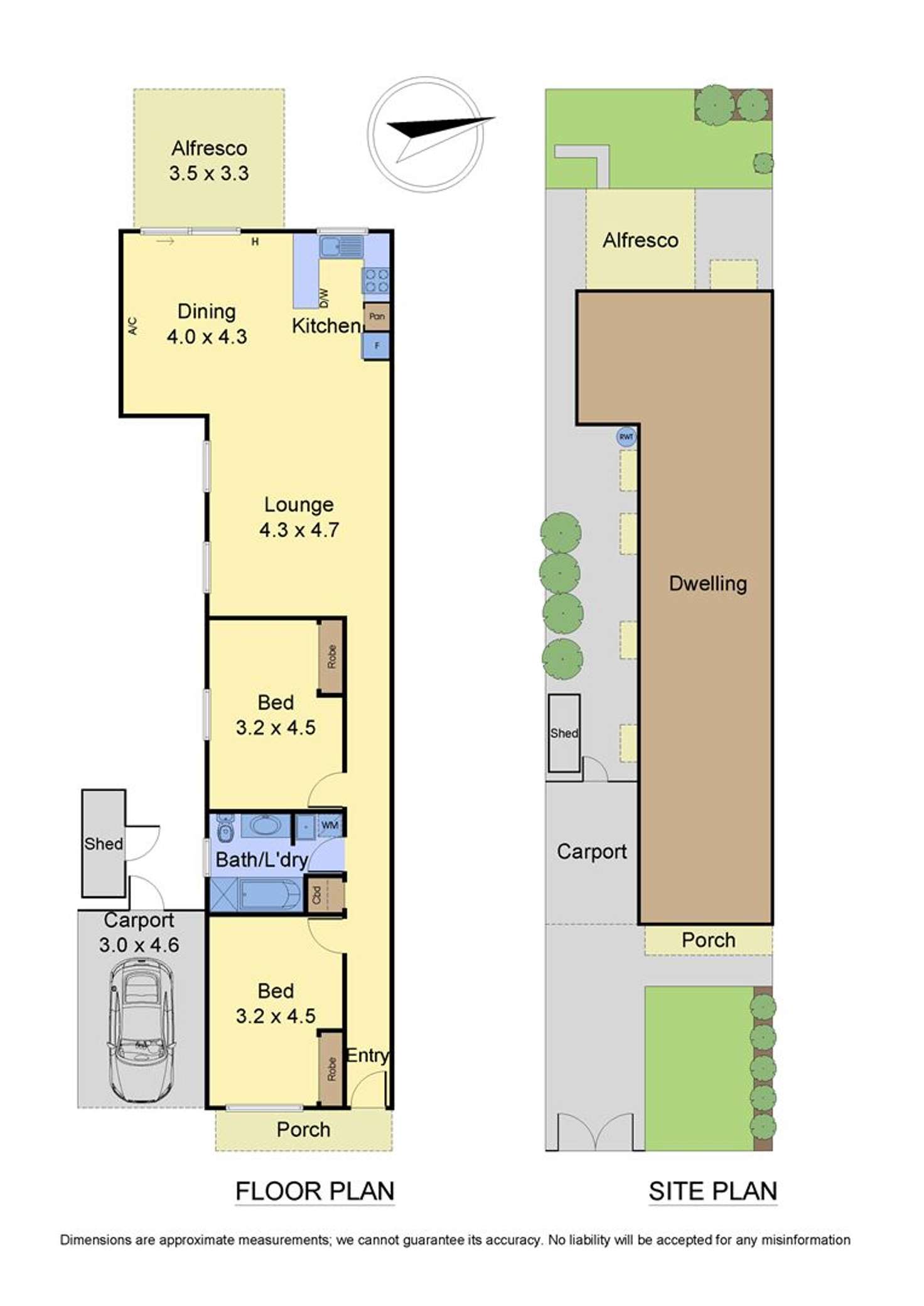 Floorplan of Homely unit listing, 1/2D Charnfield Crescent, Noble Park VIC 3174