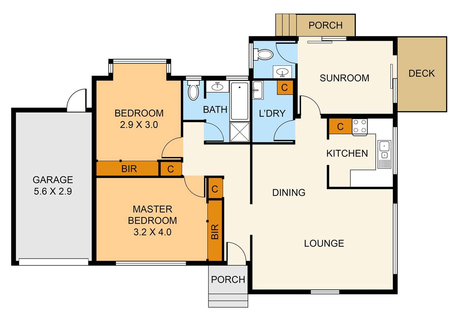 Floorplan of Homely unit listing, 21/256 Cranbourne Road, Frankston VIC 3199