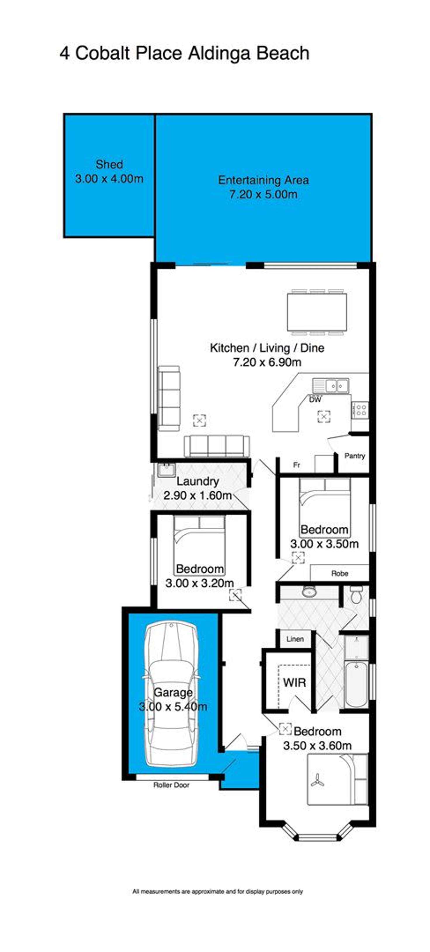 Floorplan of Homely house listing, 4 Cobalt Place, Aldinga Beach SA 5173