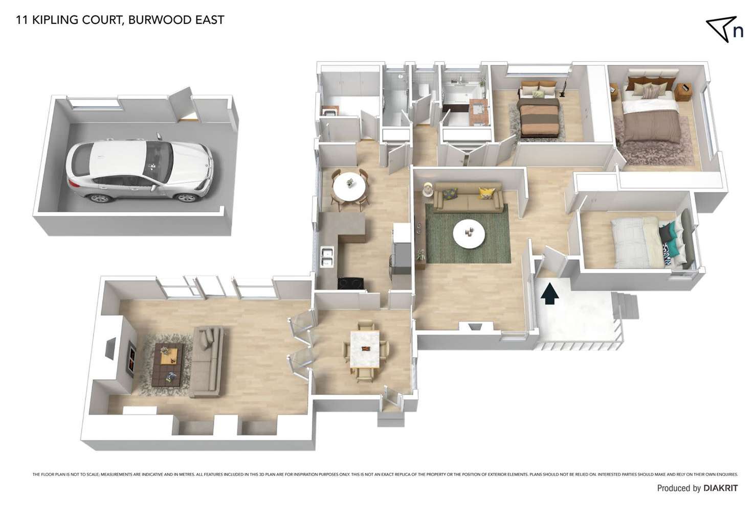 Floorplan of Homely house listing, 11 Kipling Court, Burwood East VIC 3151