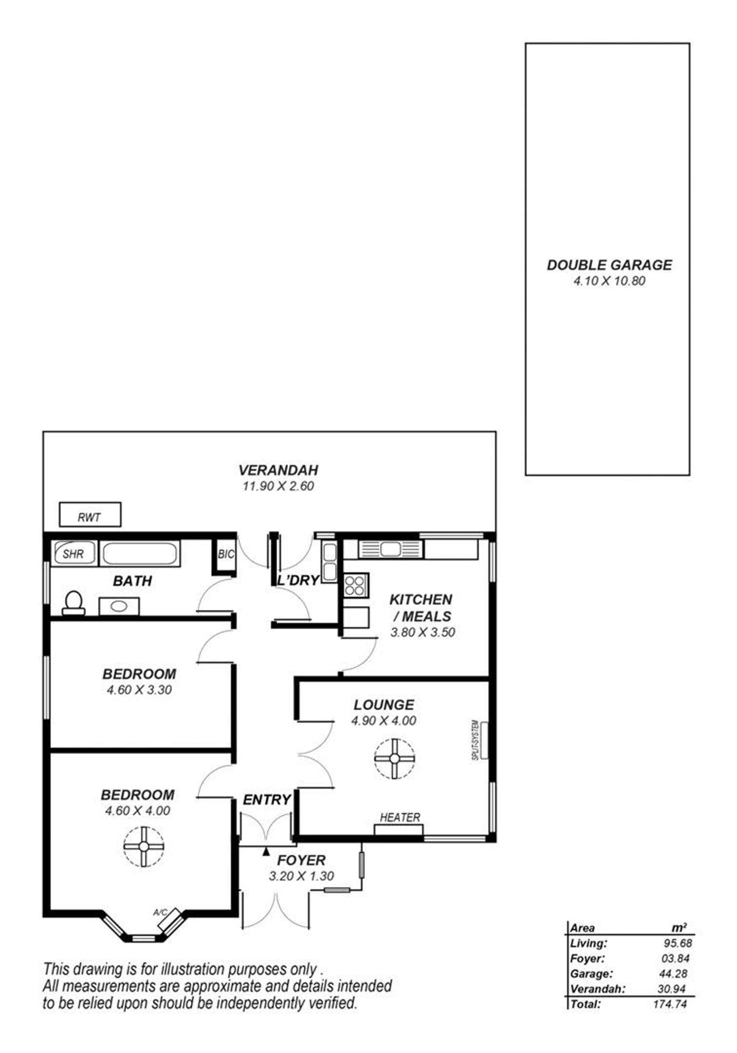 Floorplan of Homely house listing, 133 Third Avenue, Royston Park SA 5070