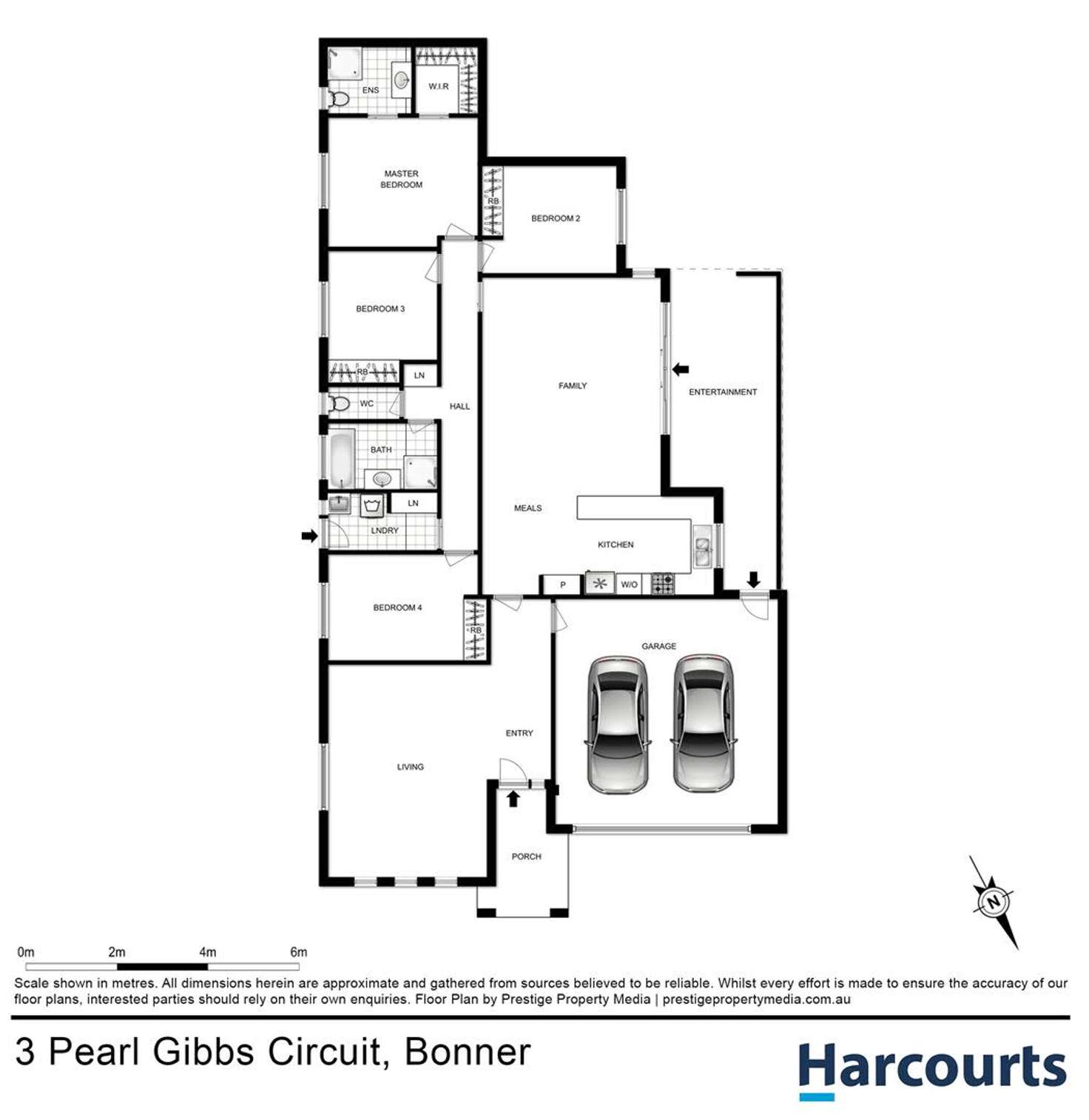 Floorplan of Homely house listing, 3 Pearl Gibbs Circuit, Bonner ACT 2914