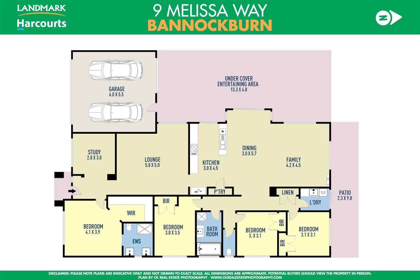 Floorplan of Homely house listing, 9 Melissa Way, Bannockburn VIC 3331