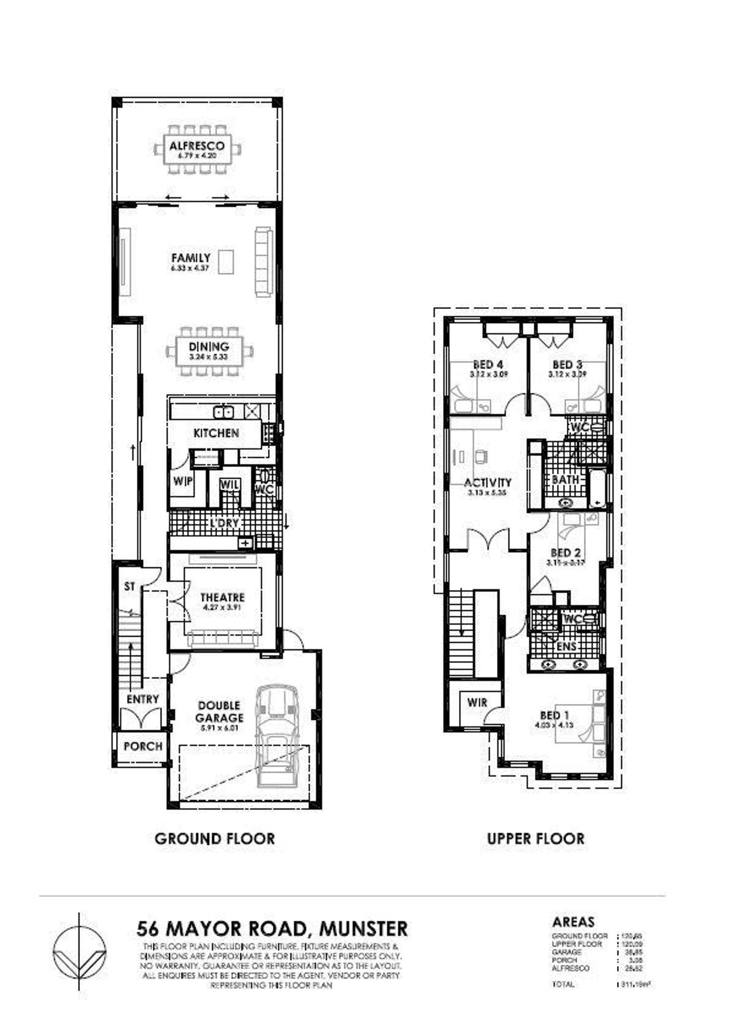 Floorplan of Homely house listing, 56 Mayor Road, Munster WA 6166