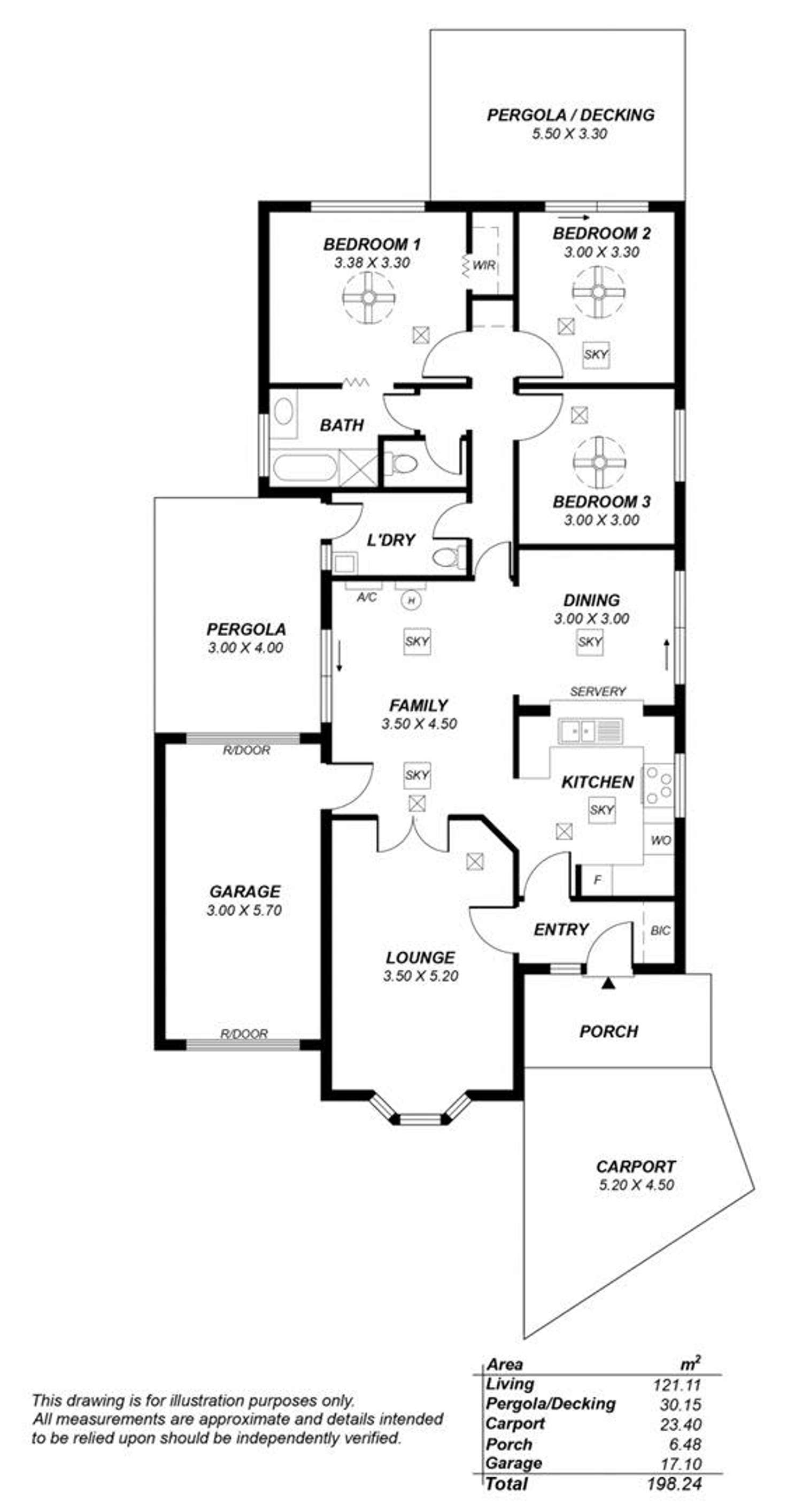 Floorplan of Homely house listing, 46 Sunset Strip, Athelstone SA 5076