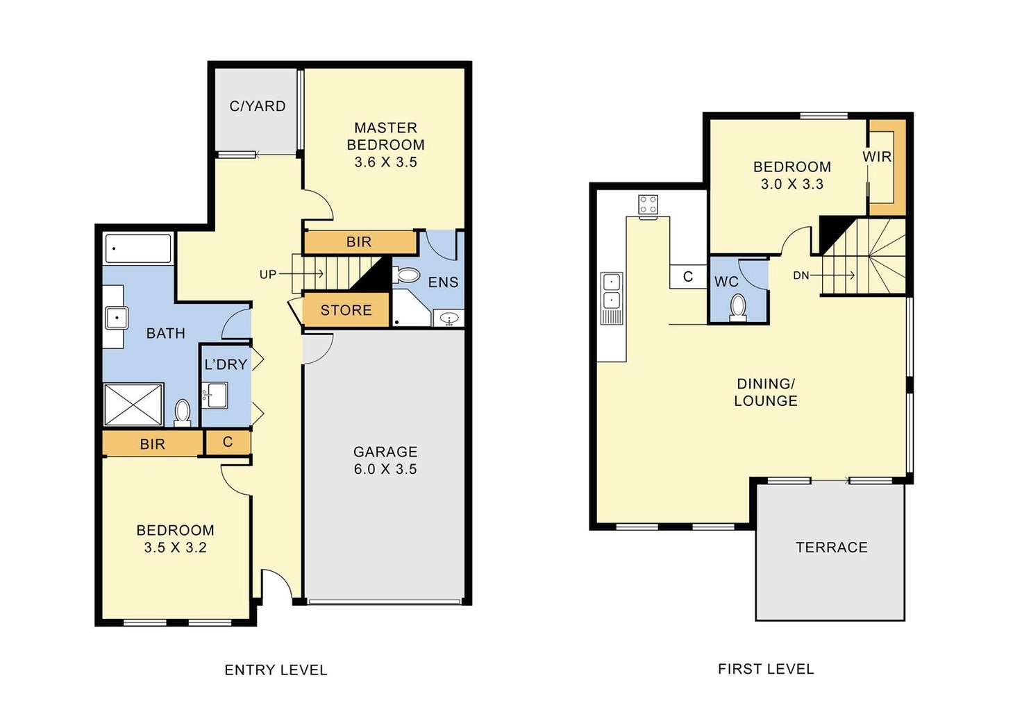 Floorplan of Homely townhouse listing, 2/17 Genista Avenue, Boronia VIC 3155