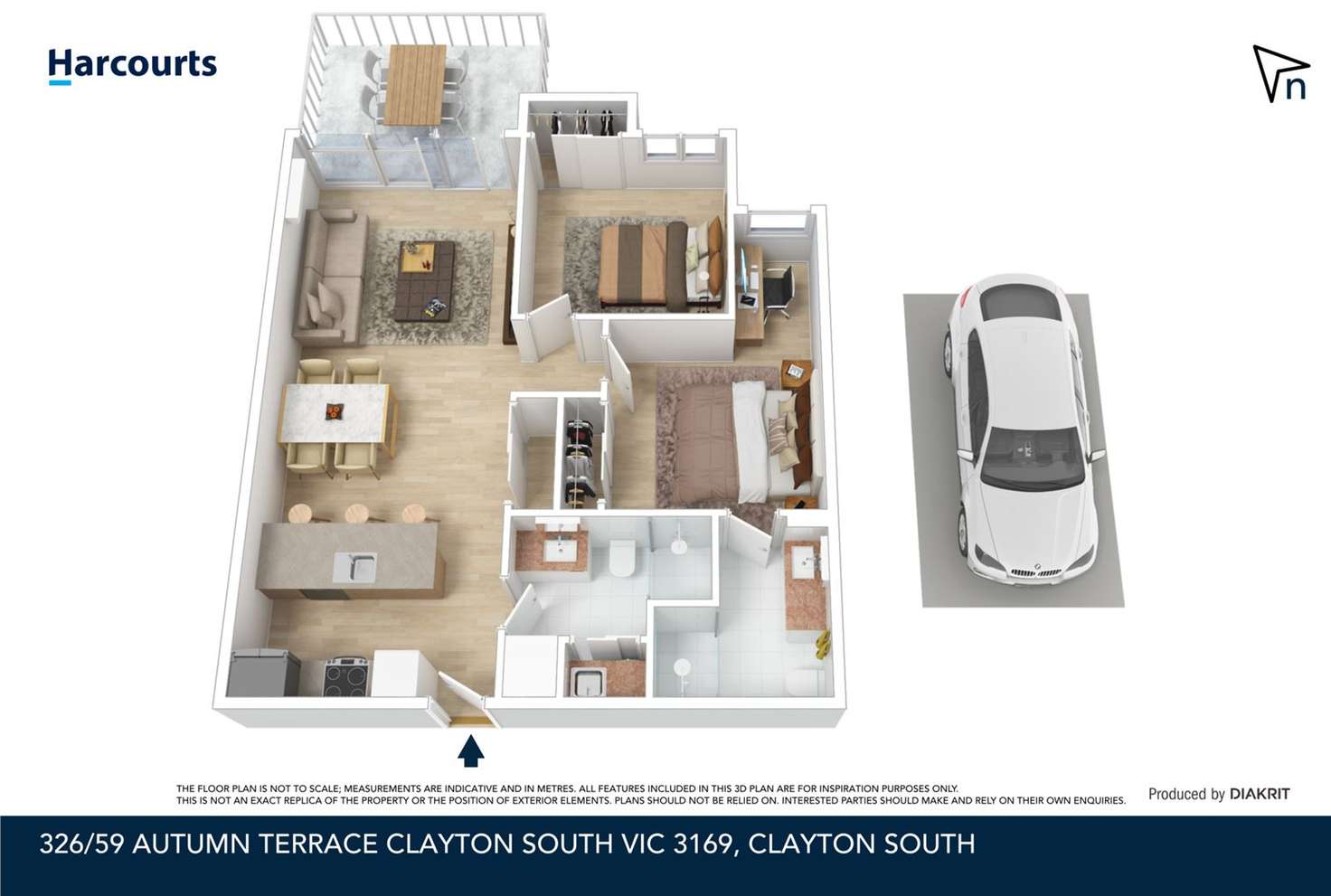 Floorplan of Homely apartment listing, 5/19 Autumn Terrace, Clayton South VIC 3169