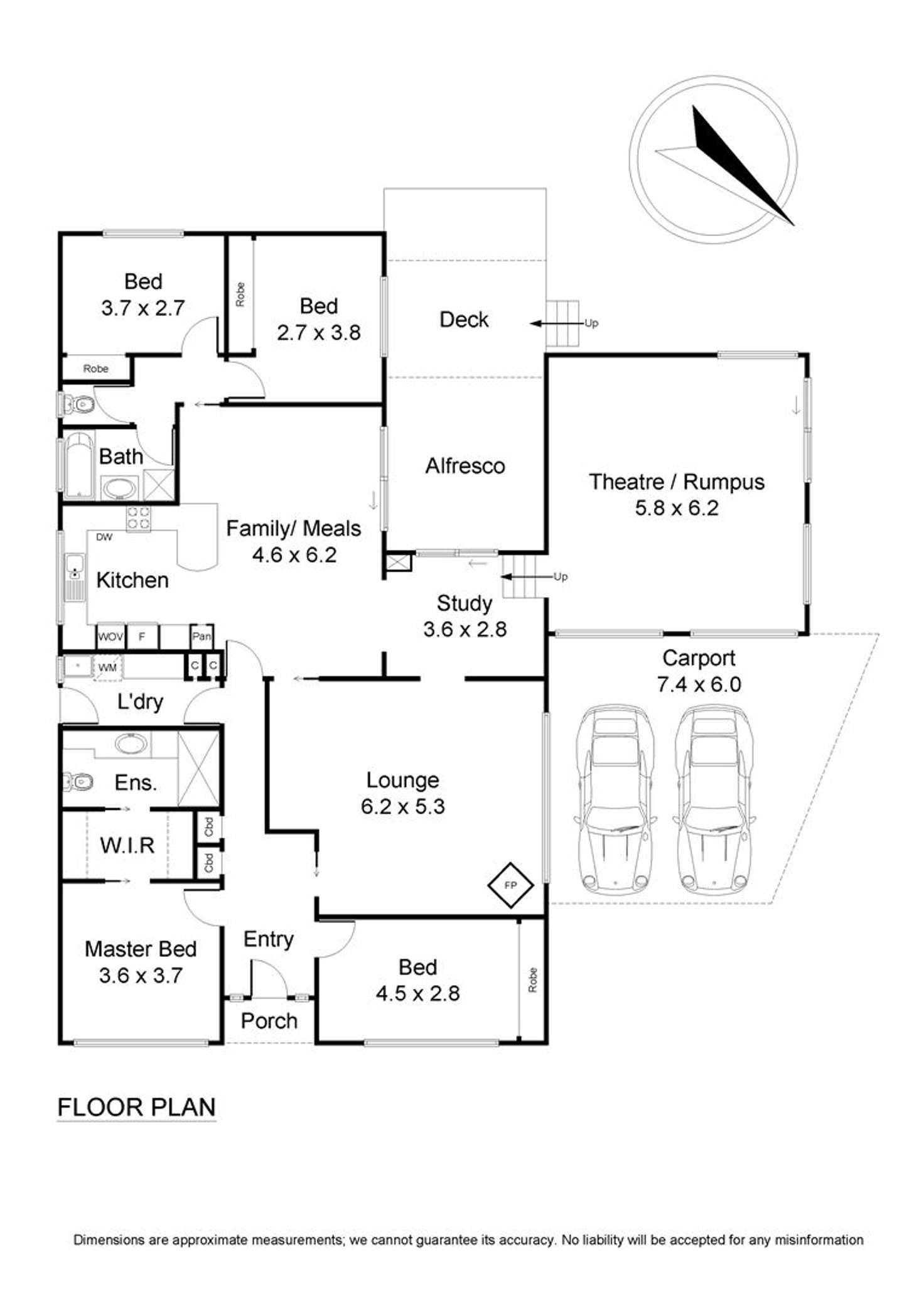 Floorplan of Homely house listing, 7 Smithfield Square, Wantirna VIC 3152