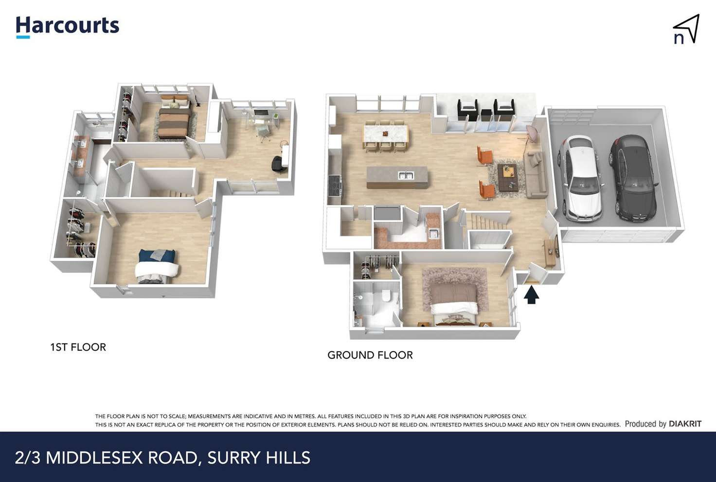 Floorplan of Homely townhouse listing, 2/3 Middlesex Road, Surrey Hills VIC 3127