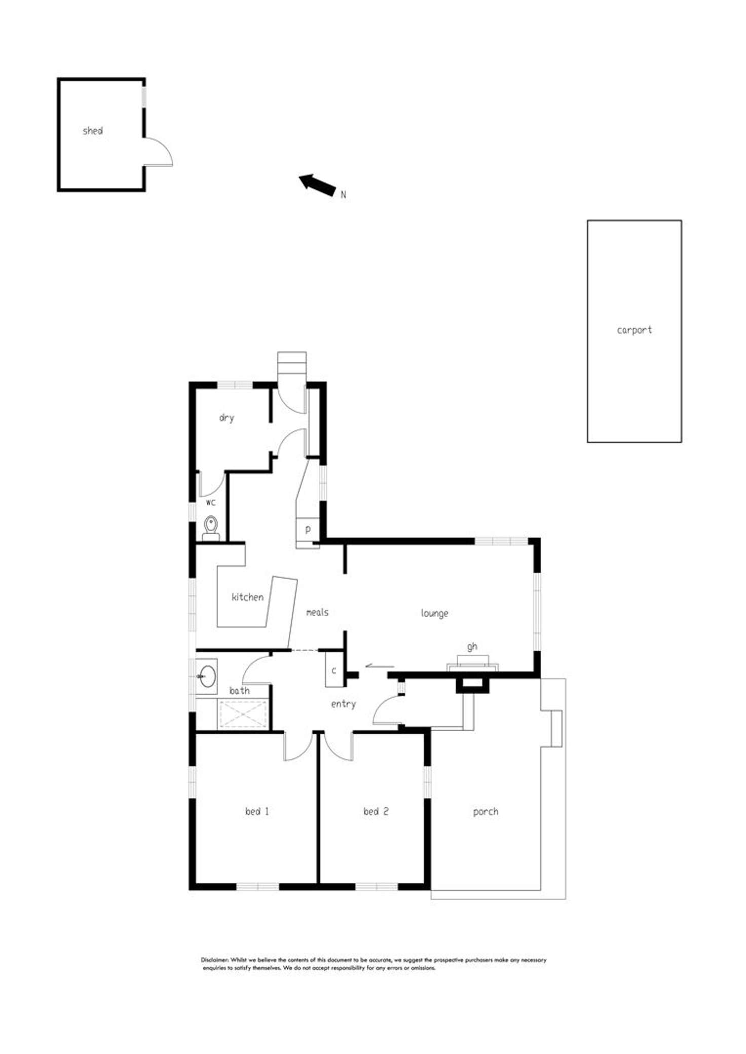 Floorplan of Homely house listing, 12 Wau Street, Heidelberg West VIC 3081