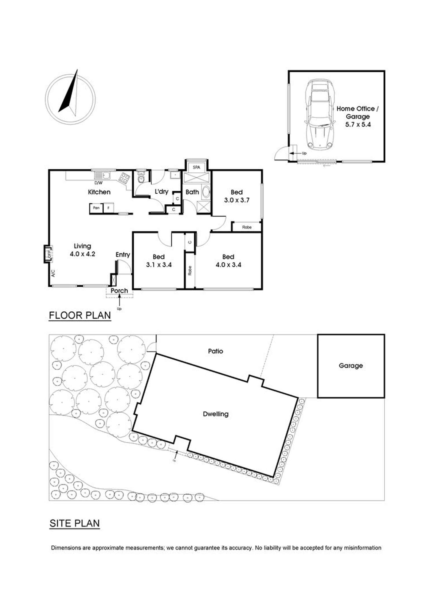 Floorplan of Homely unit listing, 1/102 Harley Street North, Knoxfield VIC 3180