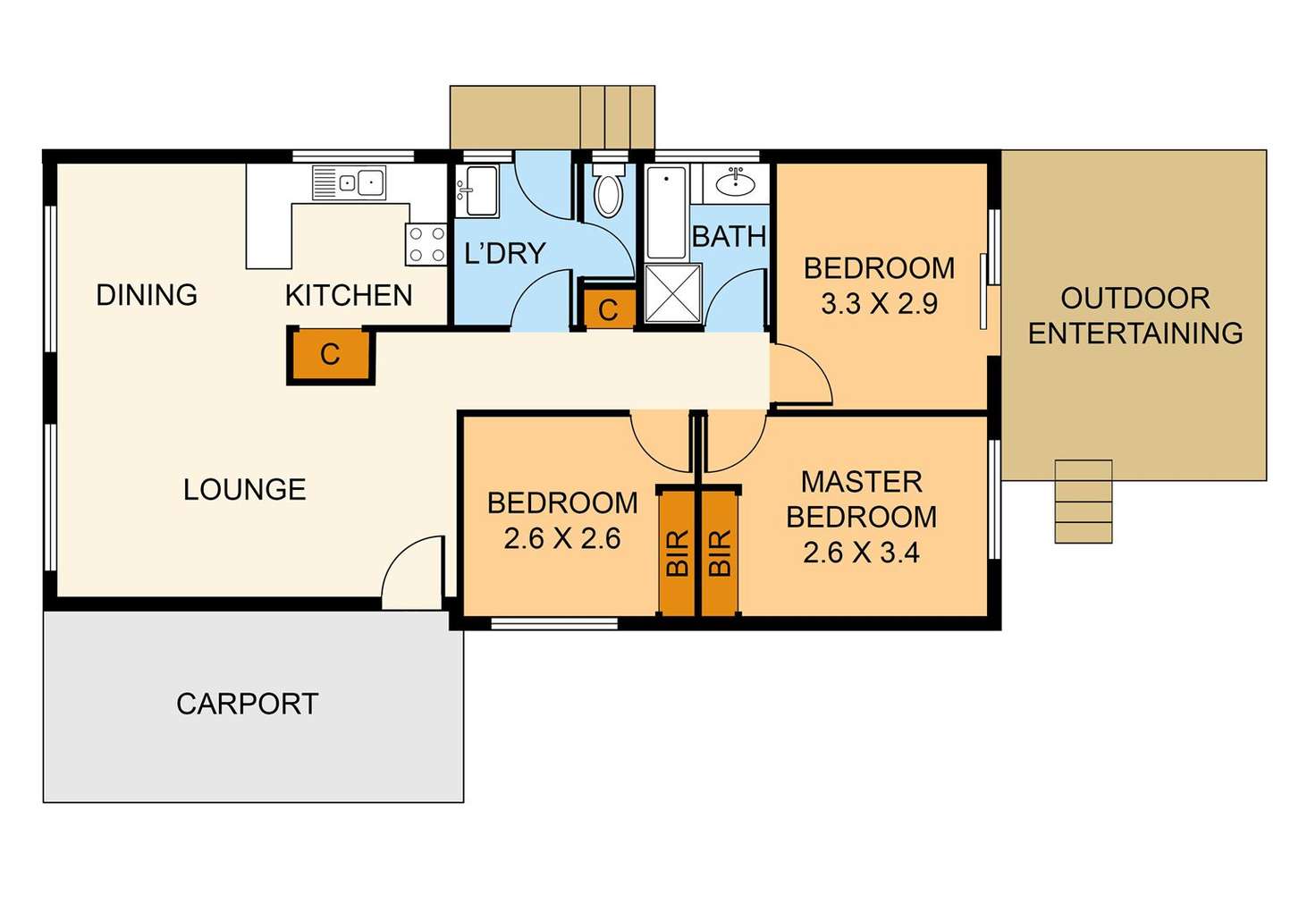 Floorplan of Homely house listing, 117 Fifth Avenue, Rosebud VIC 3939