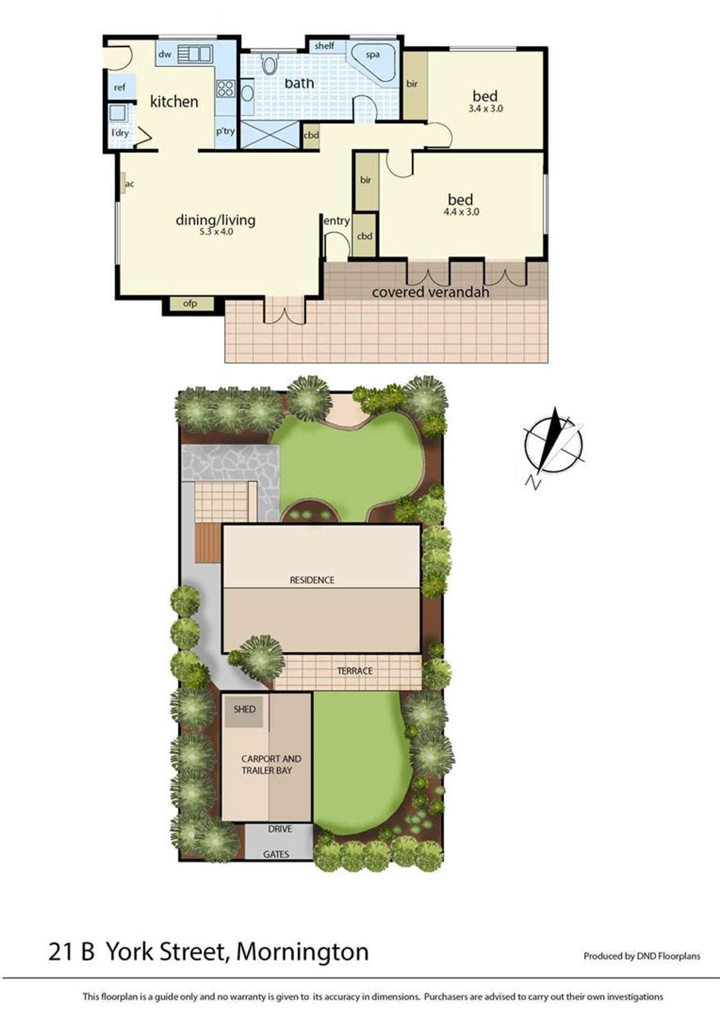 Floorplan of Homely house listing, 21B York Street, Mornington VIC 3931