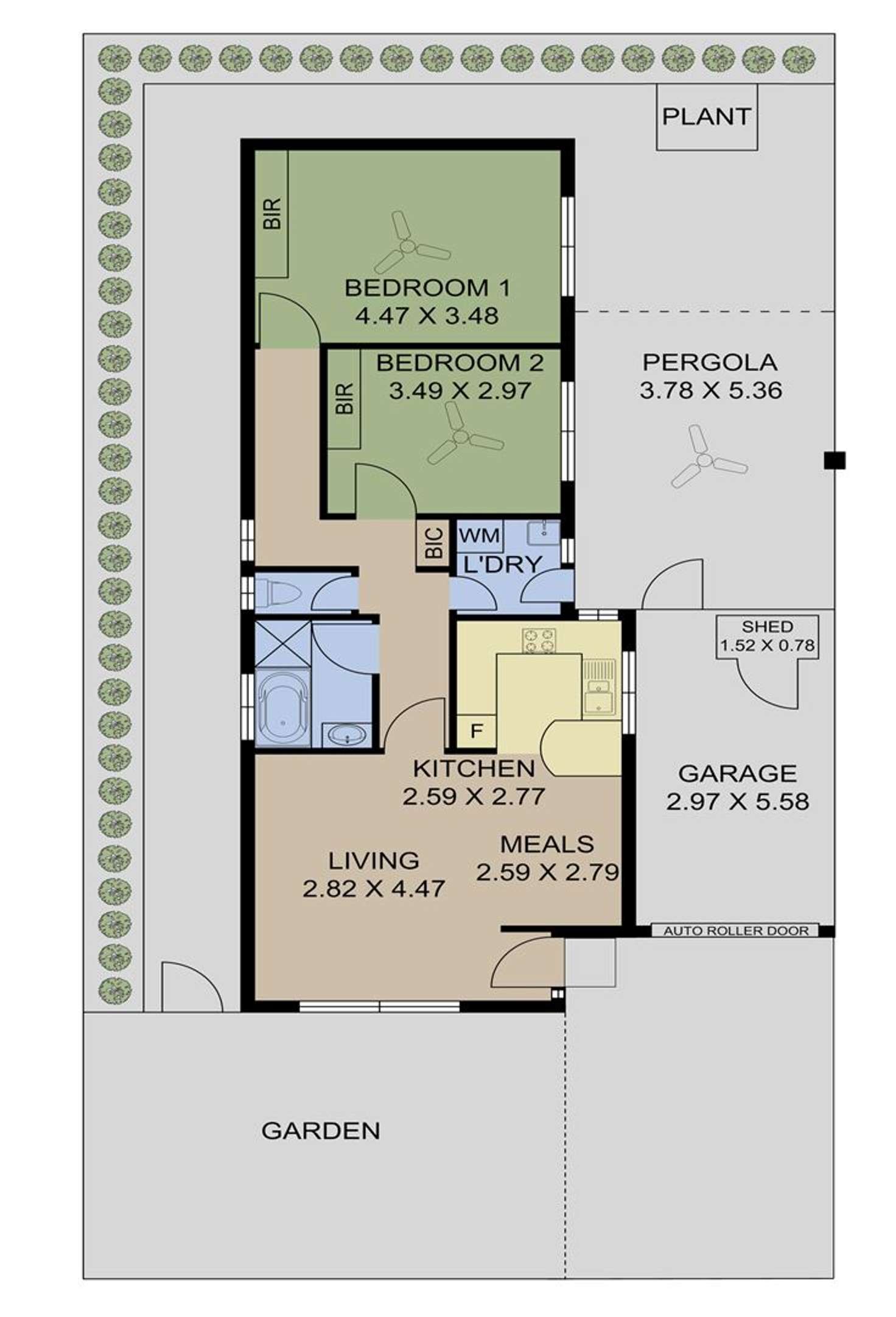 Floorplan of Homely unit listing, 4/52 Maesbury Street, Kensington SA 5068