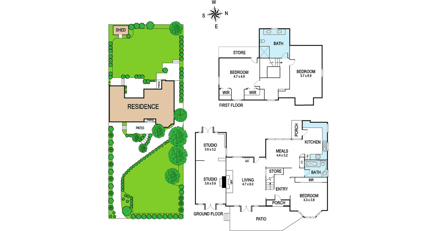 Floorplan of Homely house listing, 33 Grandview Road, Box Hill South VIC 3128