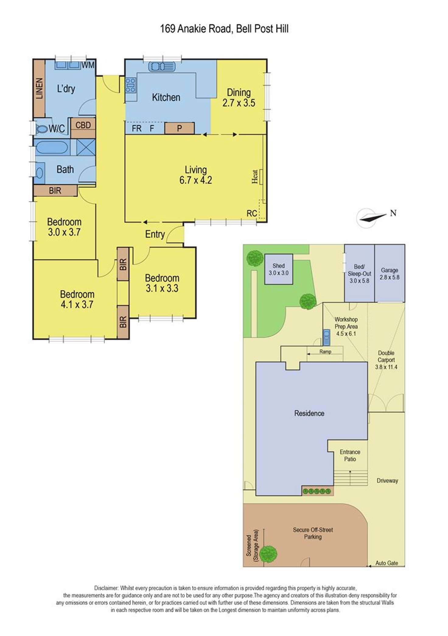 Floorplan of Homely house listing, 169 Anakie Road, Bell Post Hill VIC 3215