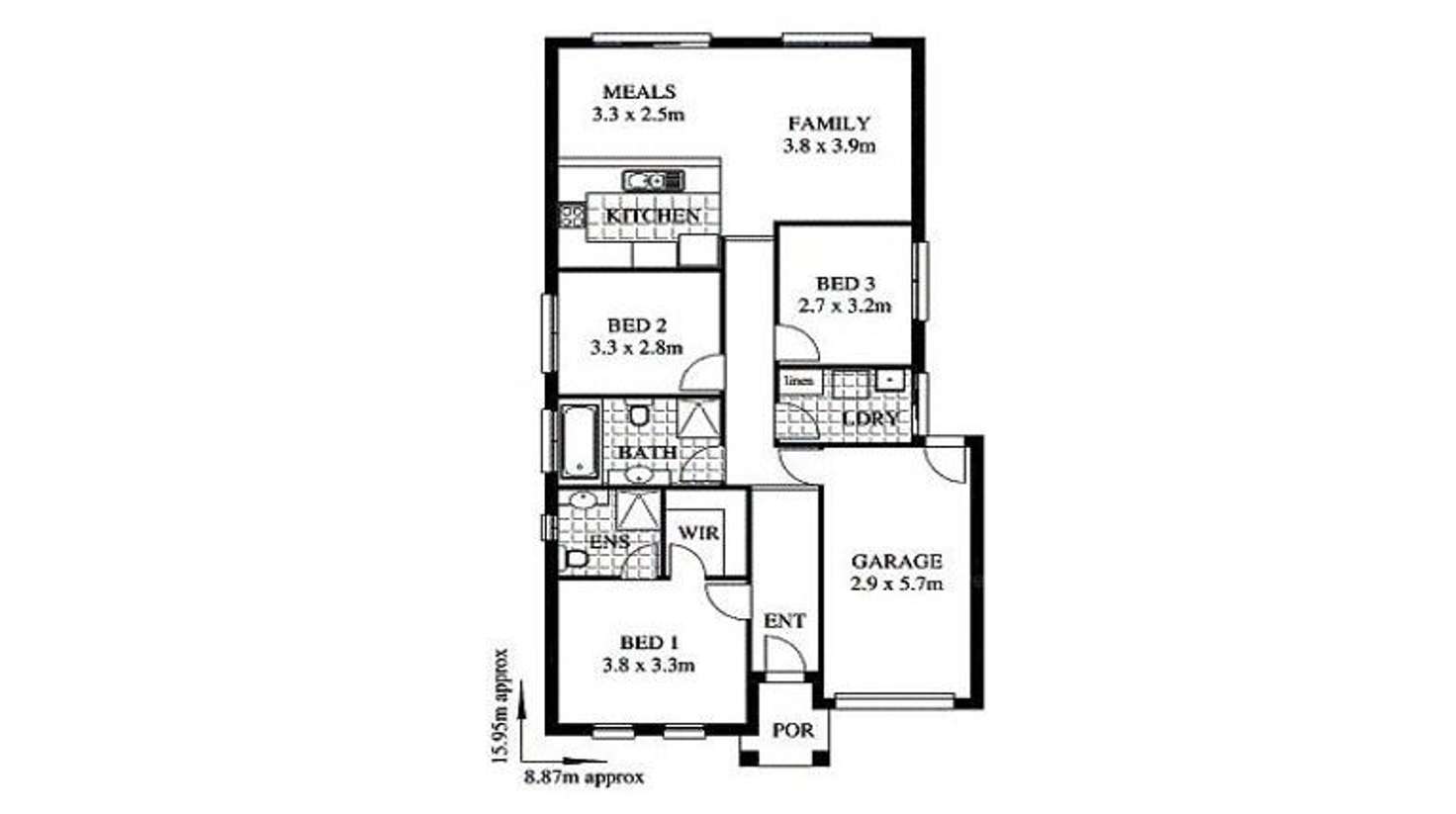 Floorplan of Homely house listing, 522 Stebonheath Road, Andrews Farm SA 5114