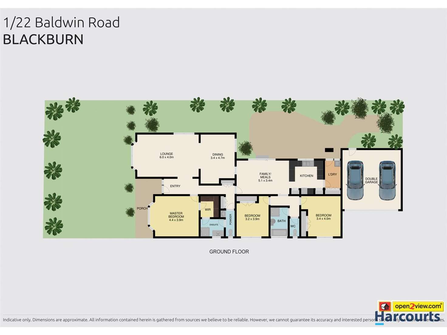 Floorplan of Homely unit listing, 1/22 Baldwin Road, Blackburn VIC 3130