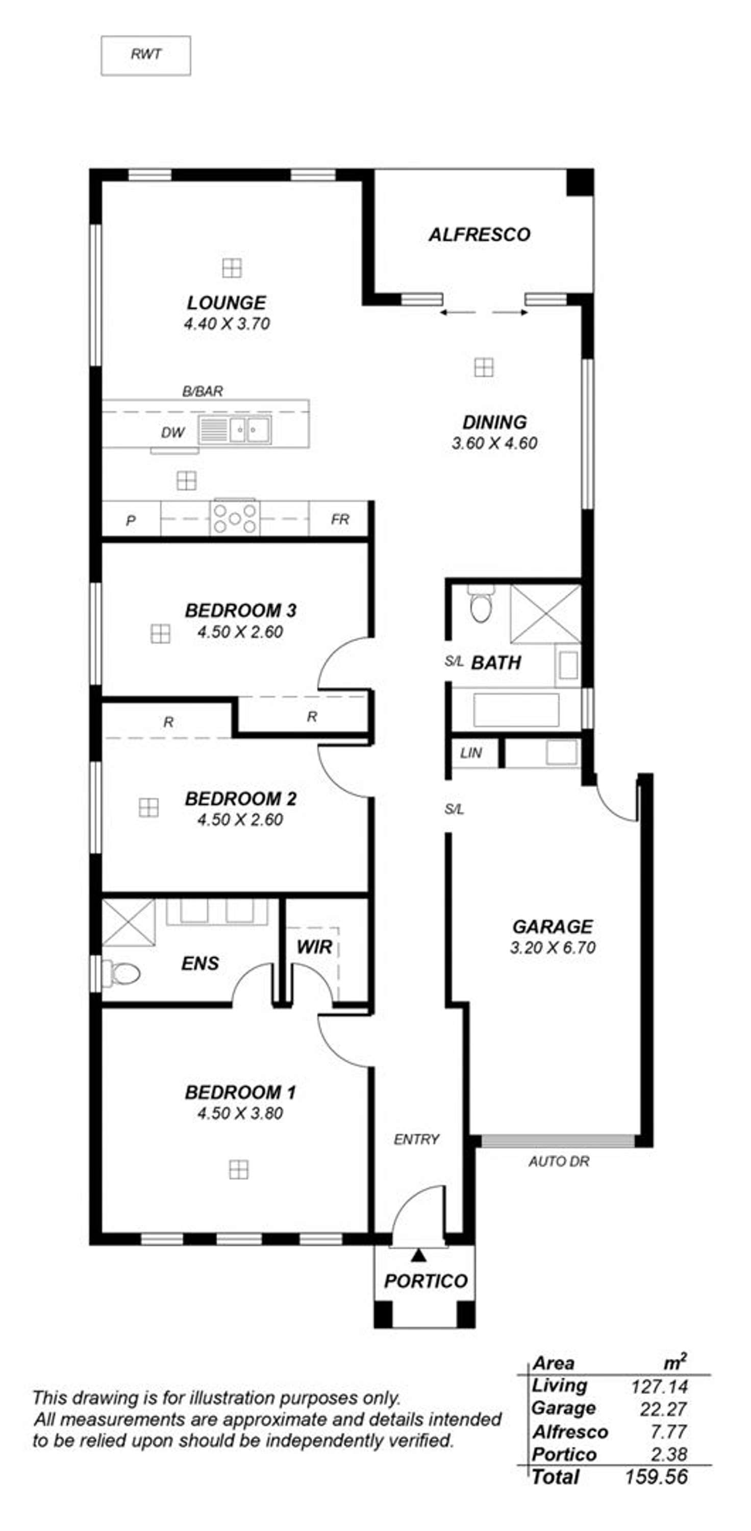 Floorplan of Homely house listing, 12 Sheffield Crescent, Blair Athol SA 5084