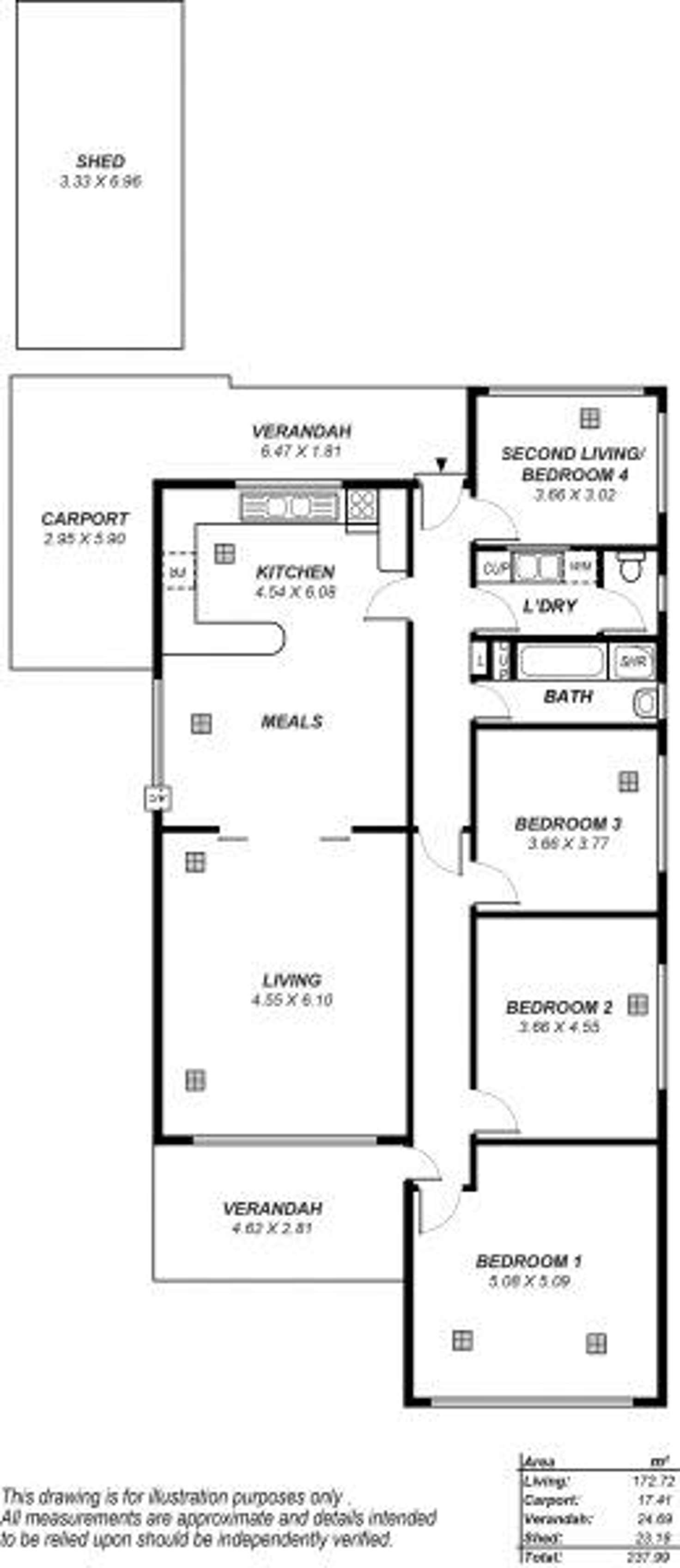 Floorplan of Homely house listing, 53A Avenue Road, Highgate SA 5063