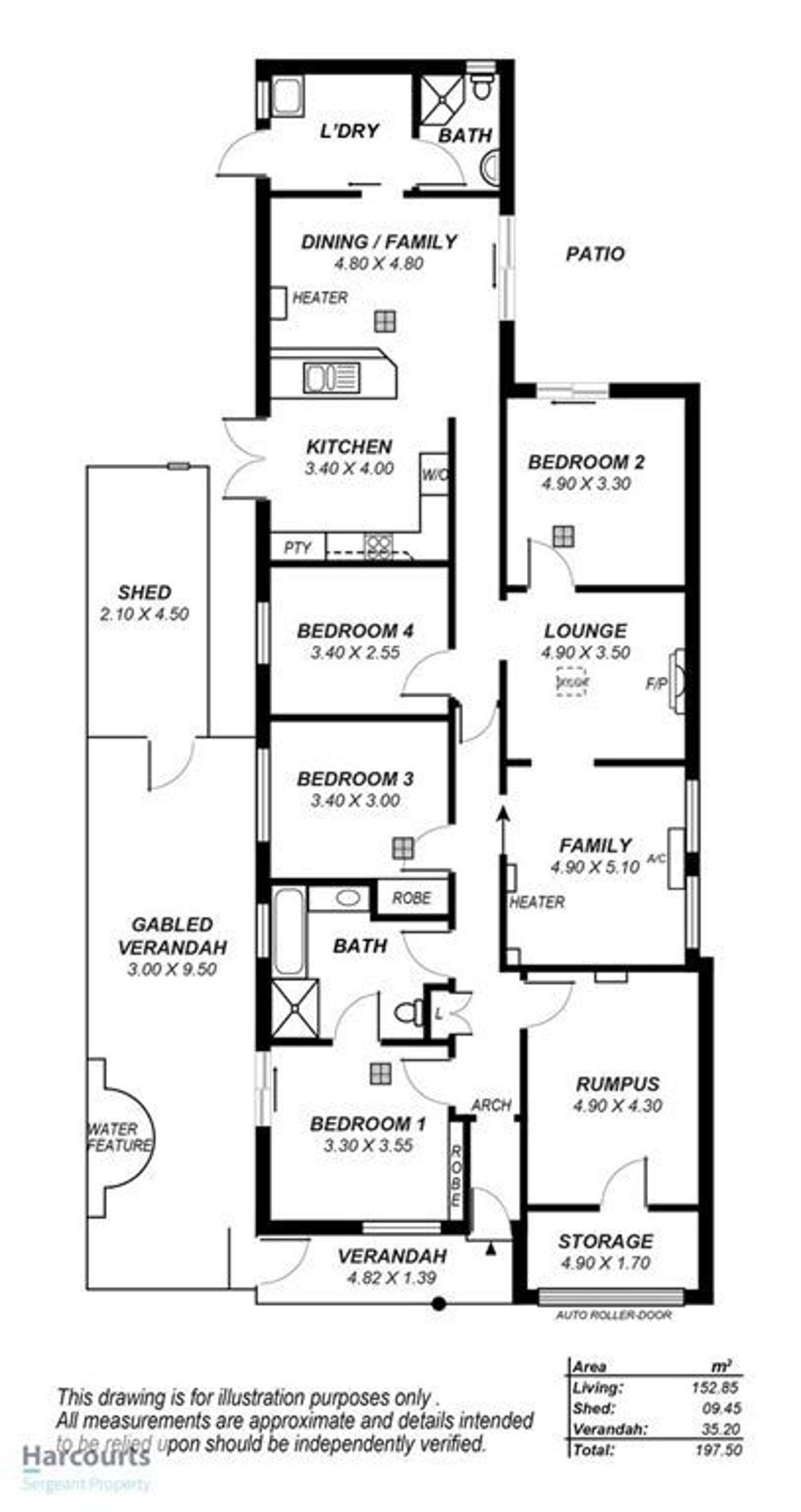 Floorplan of Homely house listing, 16 Wanaka Court, Greenwith SA 5125