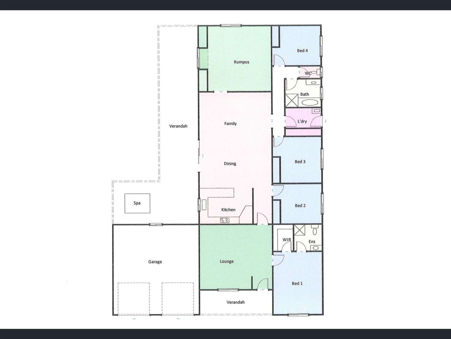 Floorplan of Homely house listing, 2 Redgum Drive, Ararat VIC 3377