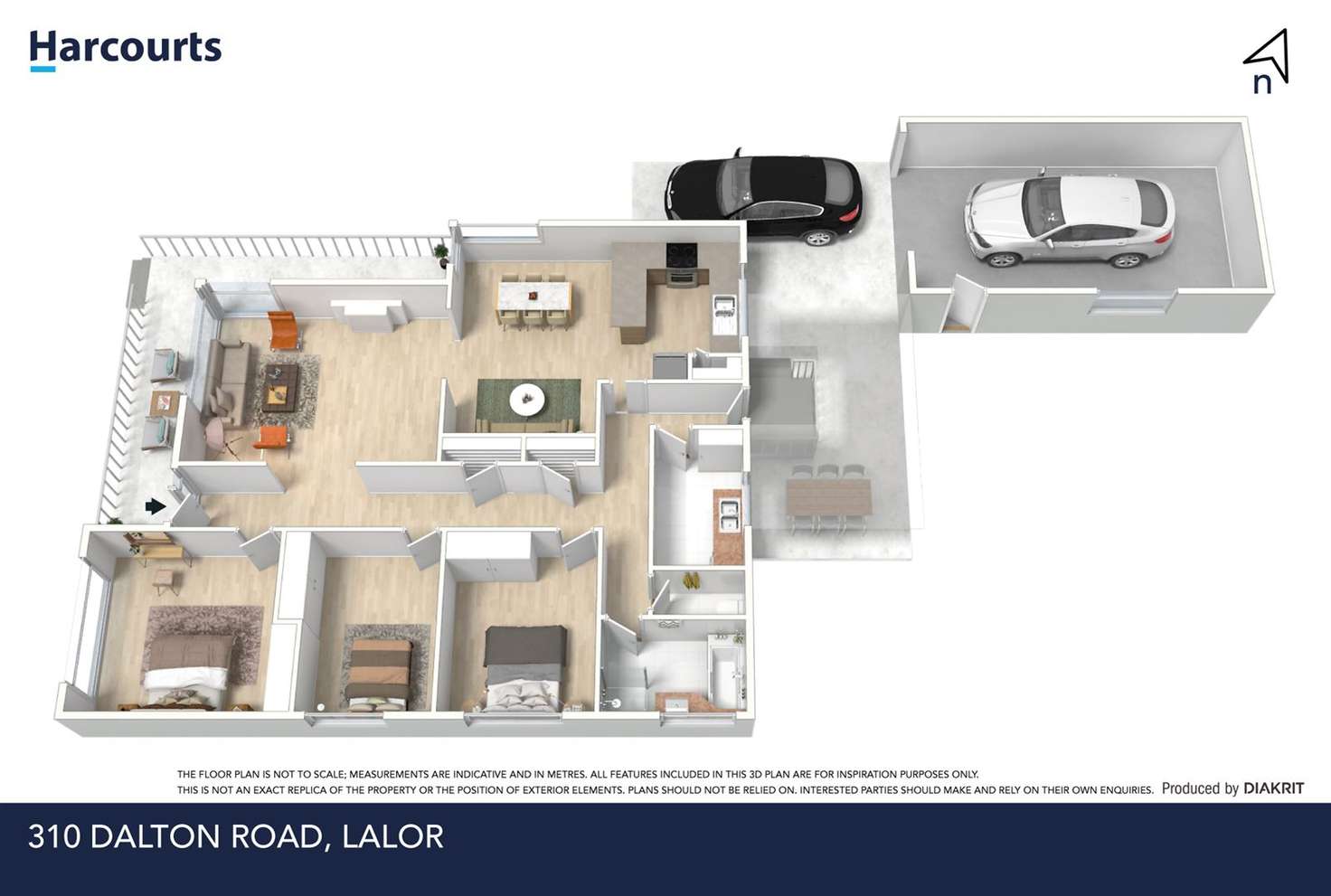 Floorplan of Homely house listing, 310 Dalton Road, Lalor VIC 3075