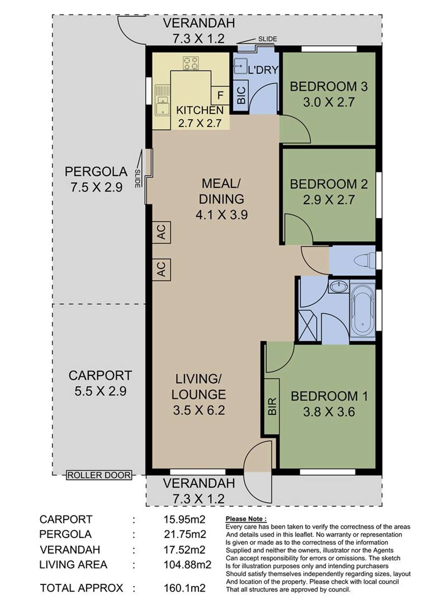 Floorplan of Homely house listing, 77 Fletcher Road, Mount Barker SA 5251