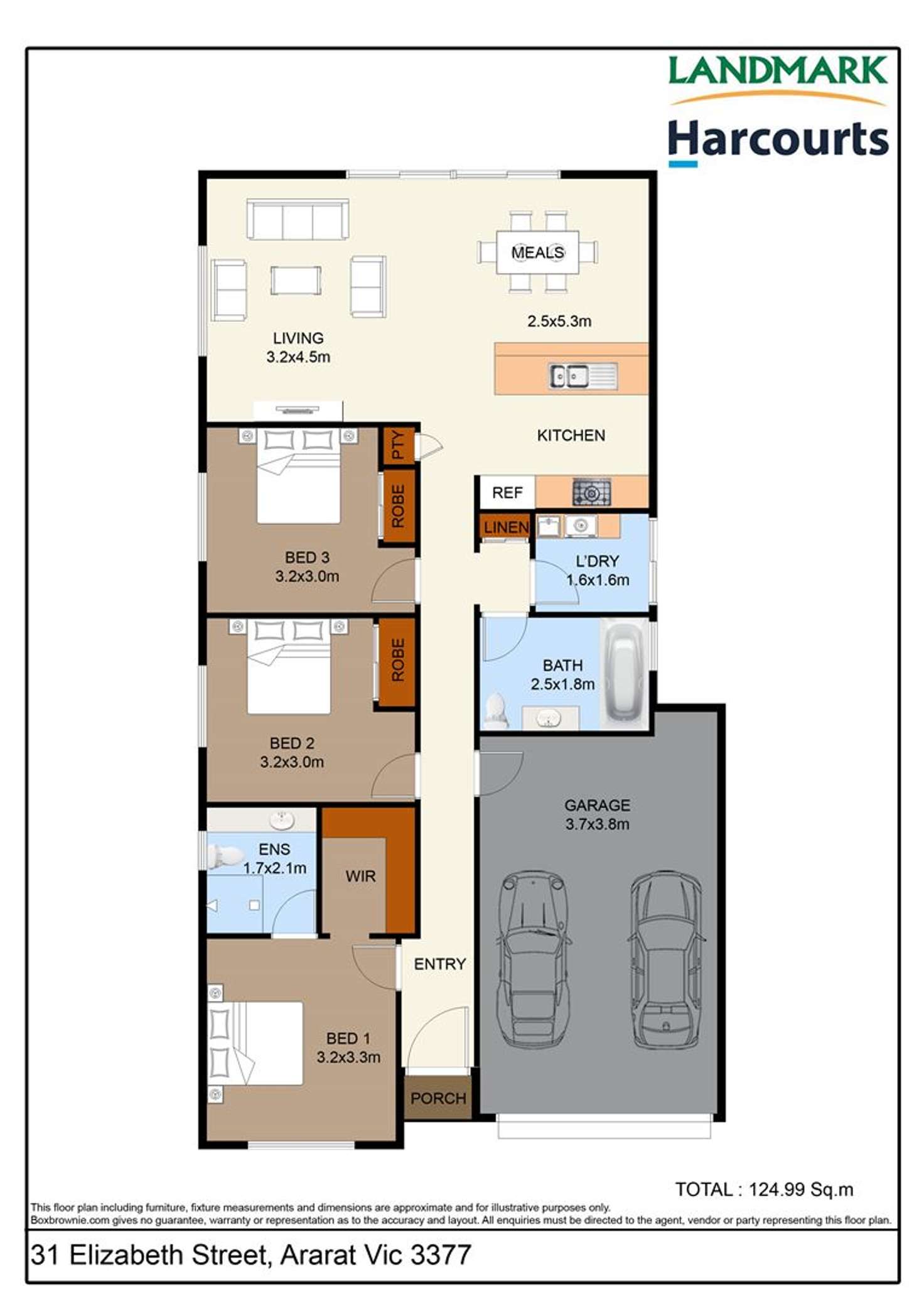 Floorplan of Homely house listing, 31 Elizabeth Street, Ararat VIC 3377