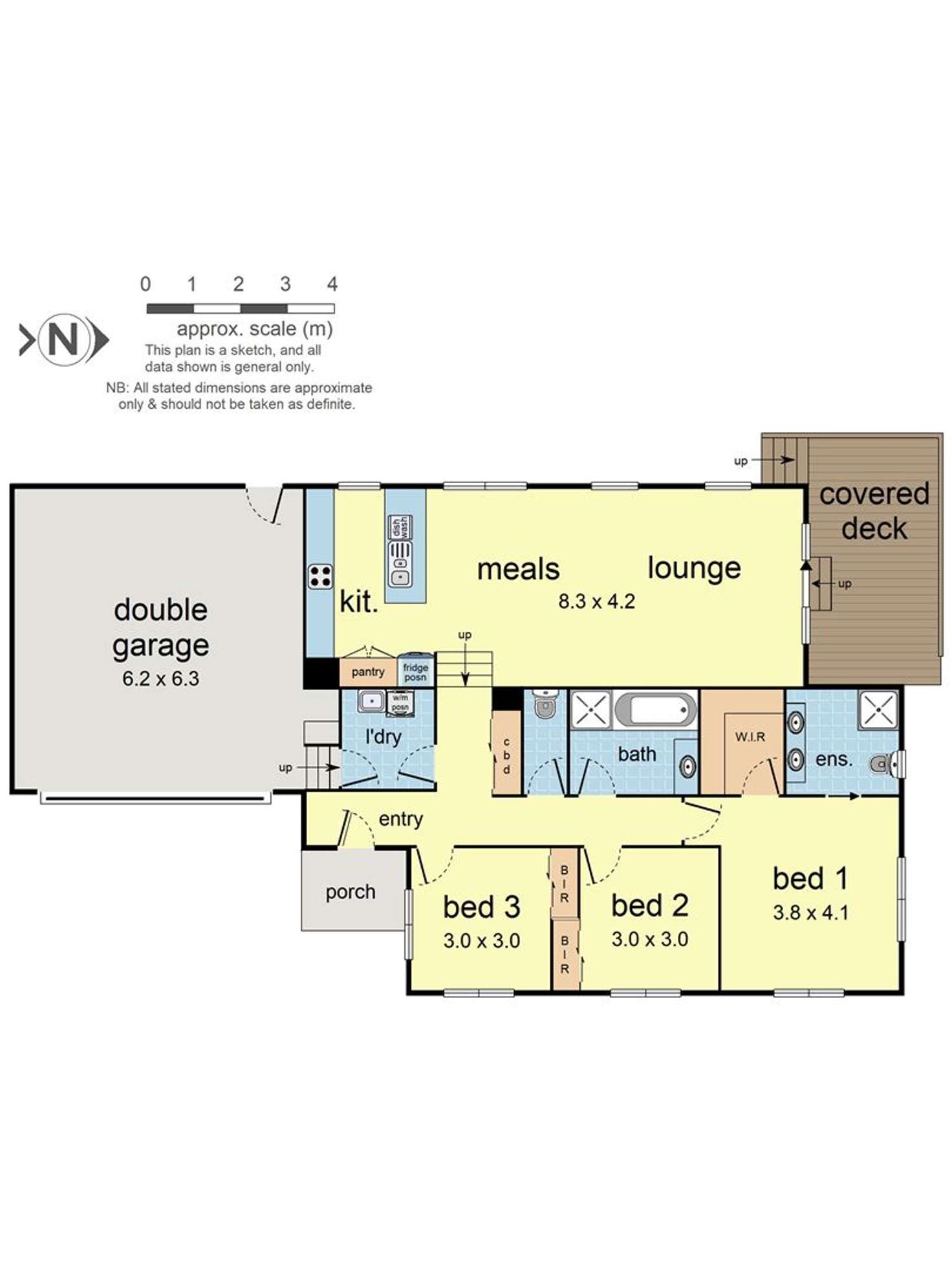 Floorplan of Homely unit listing, 43a Edward Road, Chirnside Park VIC 3116