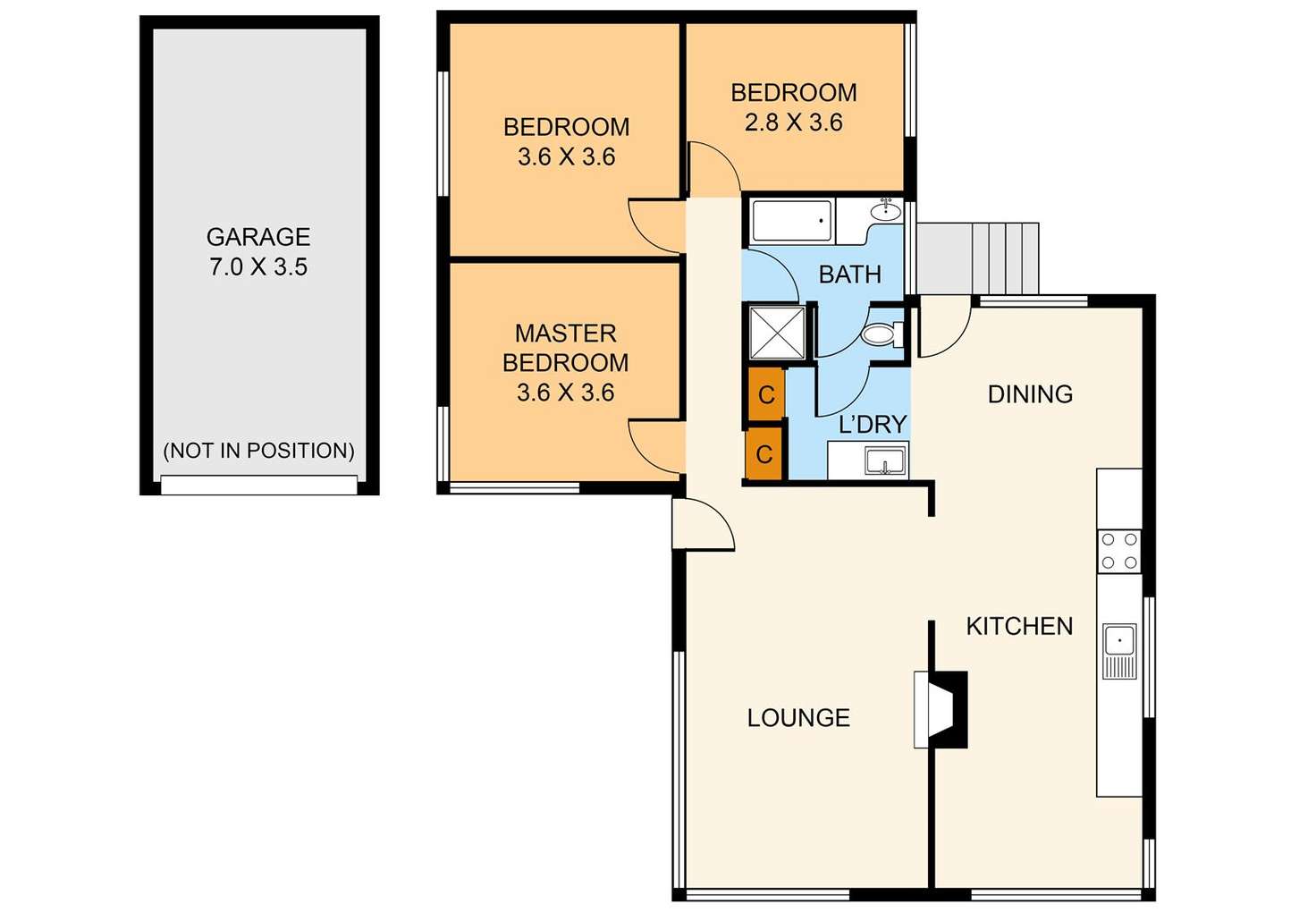 Floorplan of Homely house listing, 307 Forest Road, The Basin VIC 3154