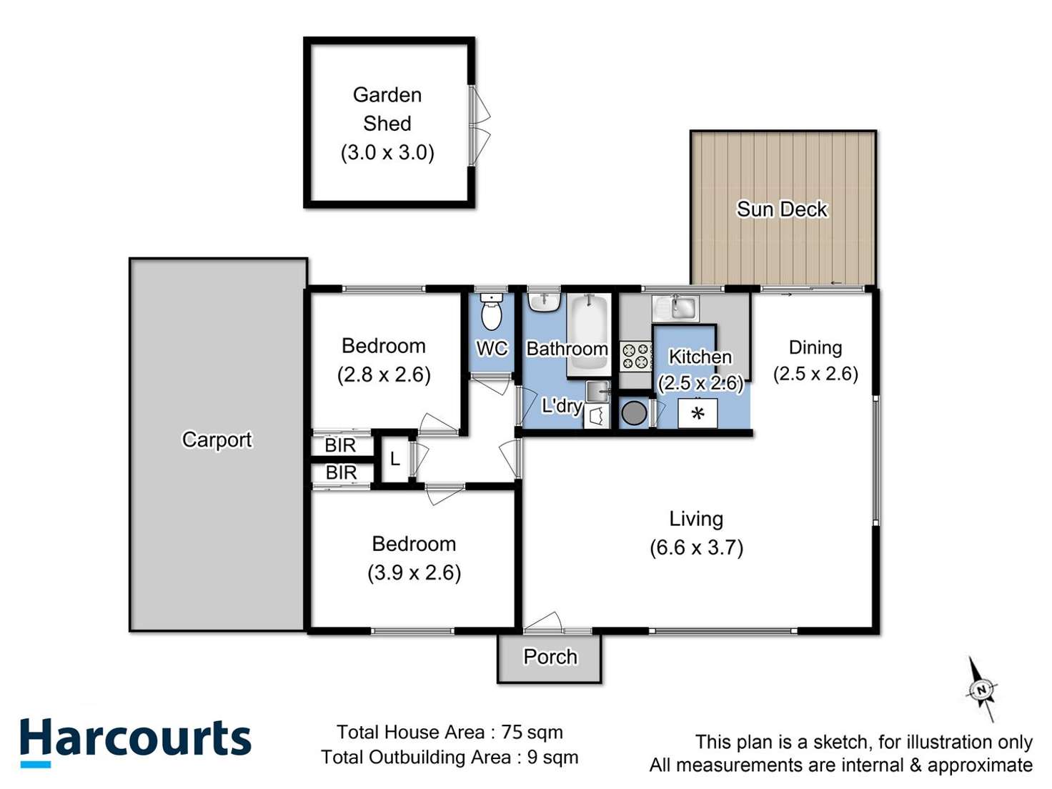 Floorplan of Homely house listing, 69 Crystal Downs Drive, Blackmans Bay TAS 7052