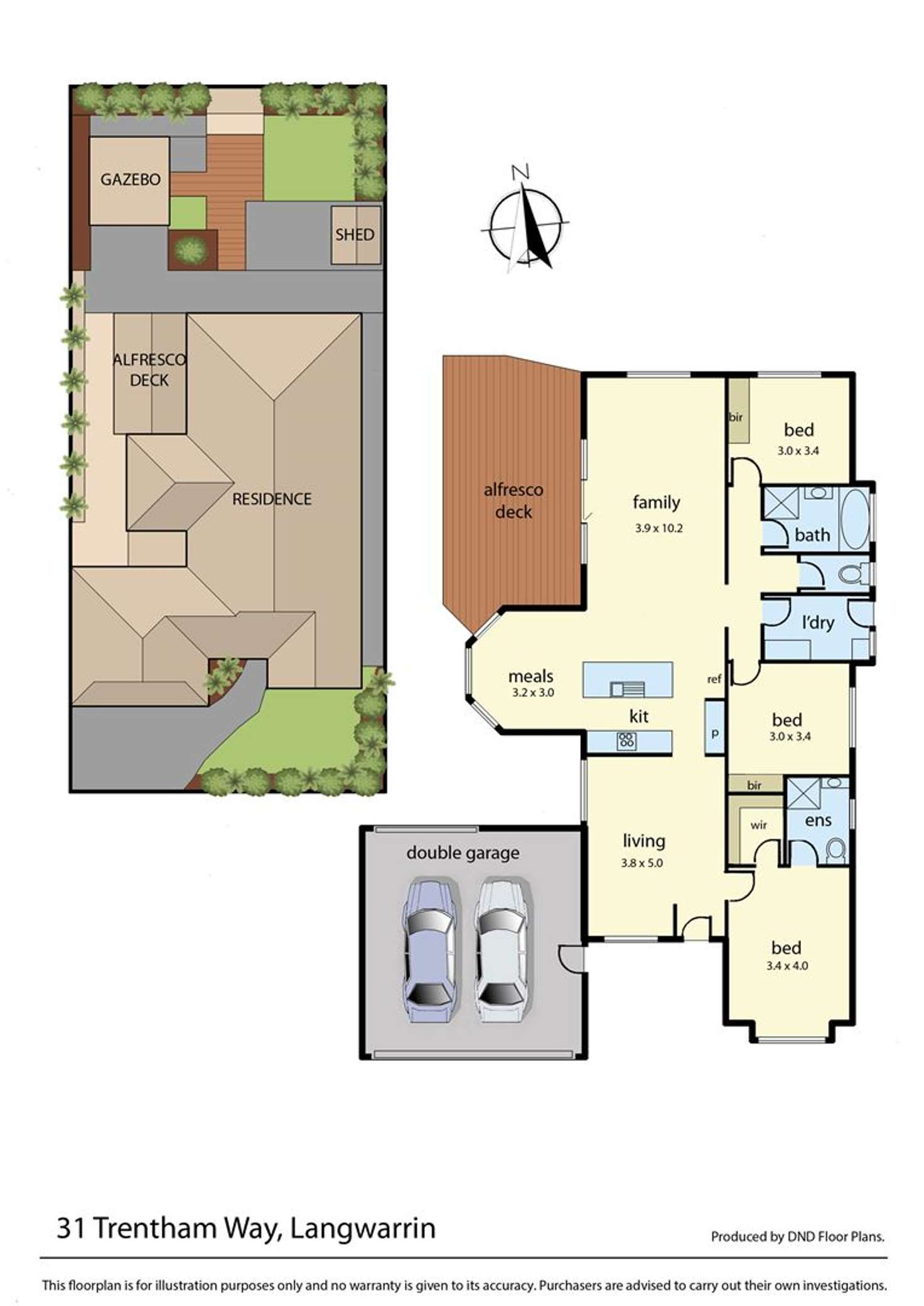 Floorplan of Homely house listing, 31 Trentham Way, Langwarrin VIC 3910