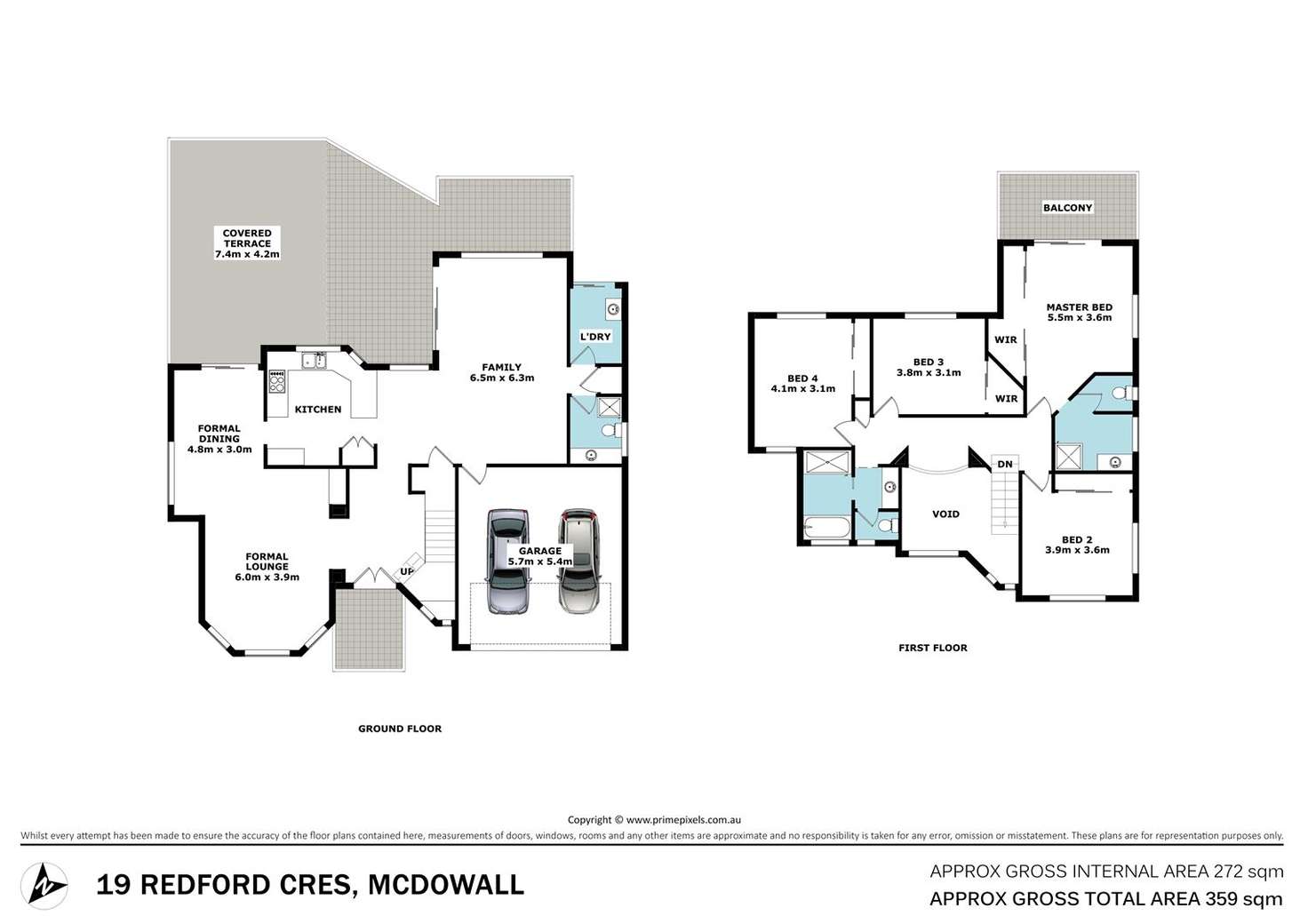 Floorplan of Homely house listing, 19 Redford cres, Mcdowall QLD 4053