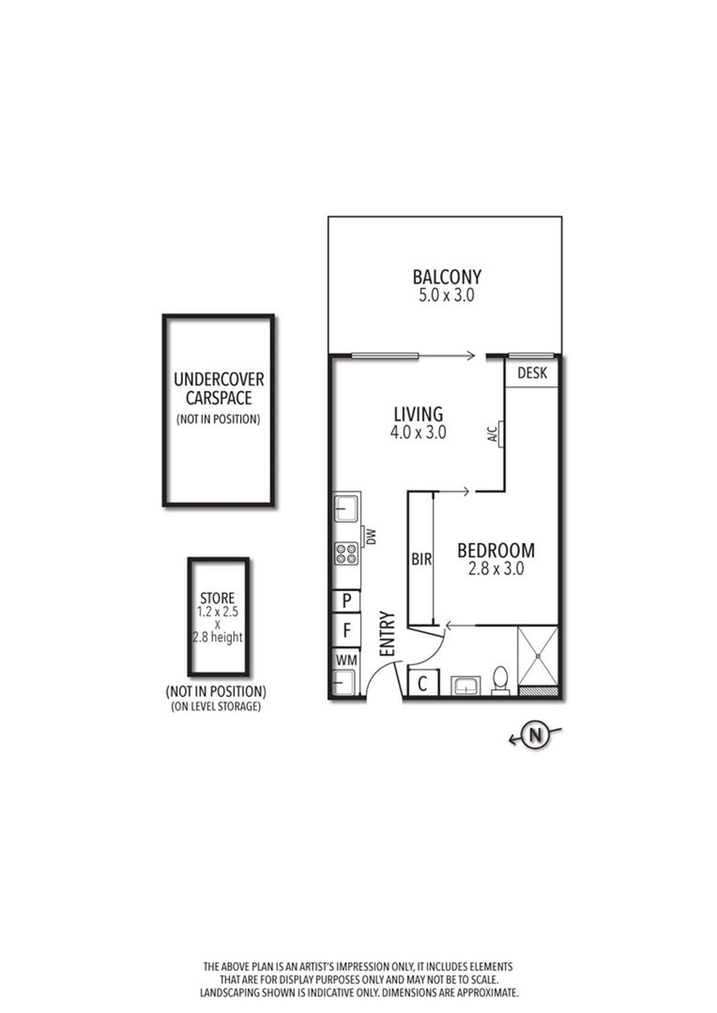 Floorplan of Homely apartment listing, 1.12/808 Sydney Road, Brunswick VIC 3056