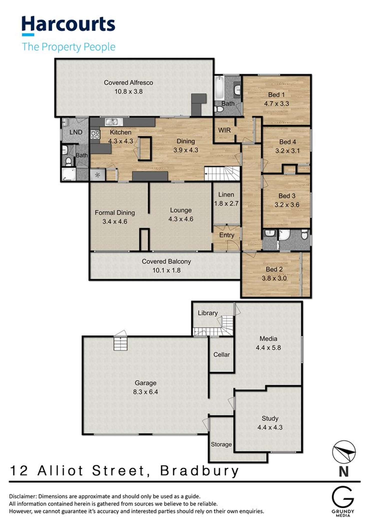 Floorplan of Homely house listing, 12 Alliott Street, Bradbury NSW 2560