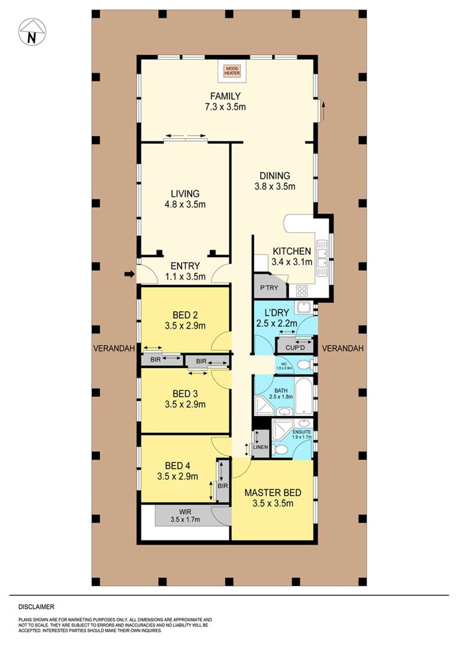 Floorplan of Homely house listing, 2280 Midland Highway, Springmount VIC 3364