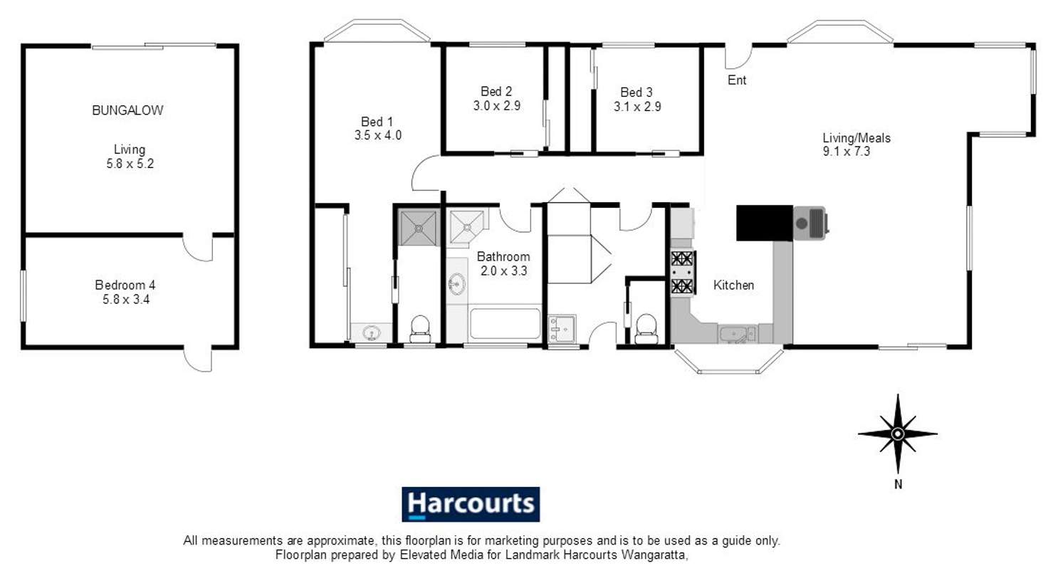 Floorplan of Homely house listing, 92 Millers Lane, Cheshunt VIC 3678