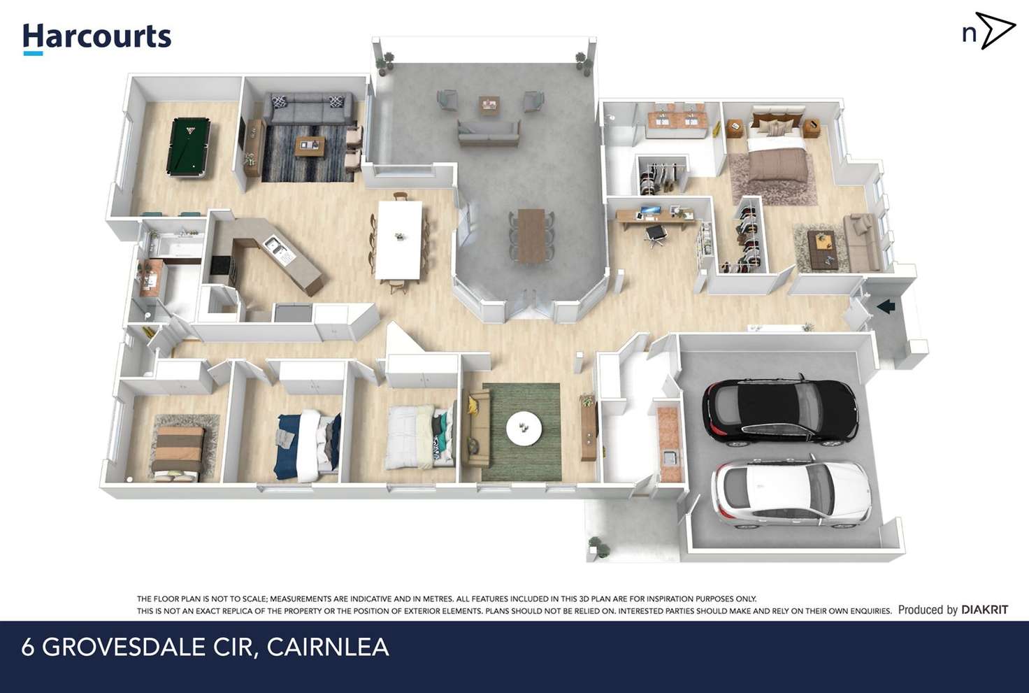 Floorplan of Homely house listing, 6 Grovedale Circuit, Cairnlea VIC 3023