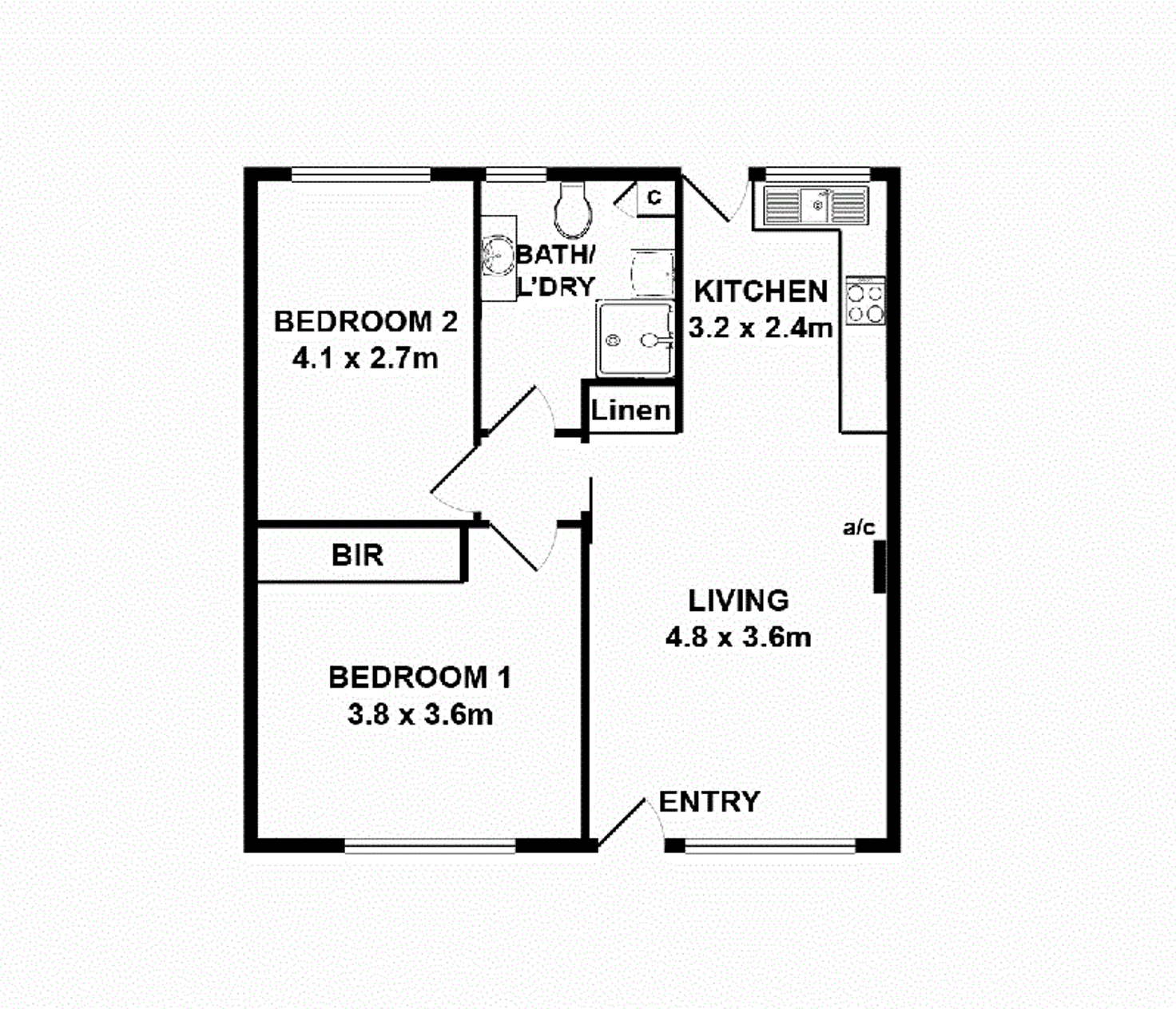 Floorplan of Homely unit listing, 18/2 Emerson Road, Black Forest SA 5035