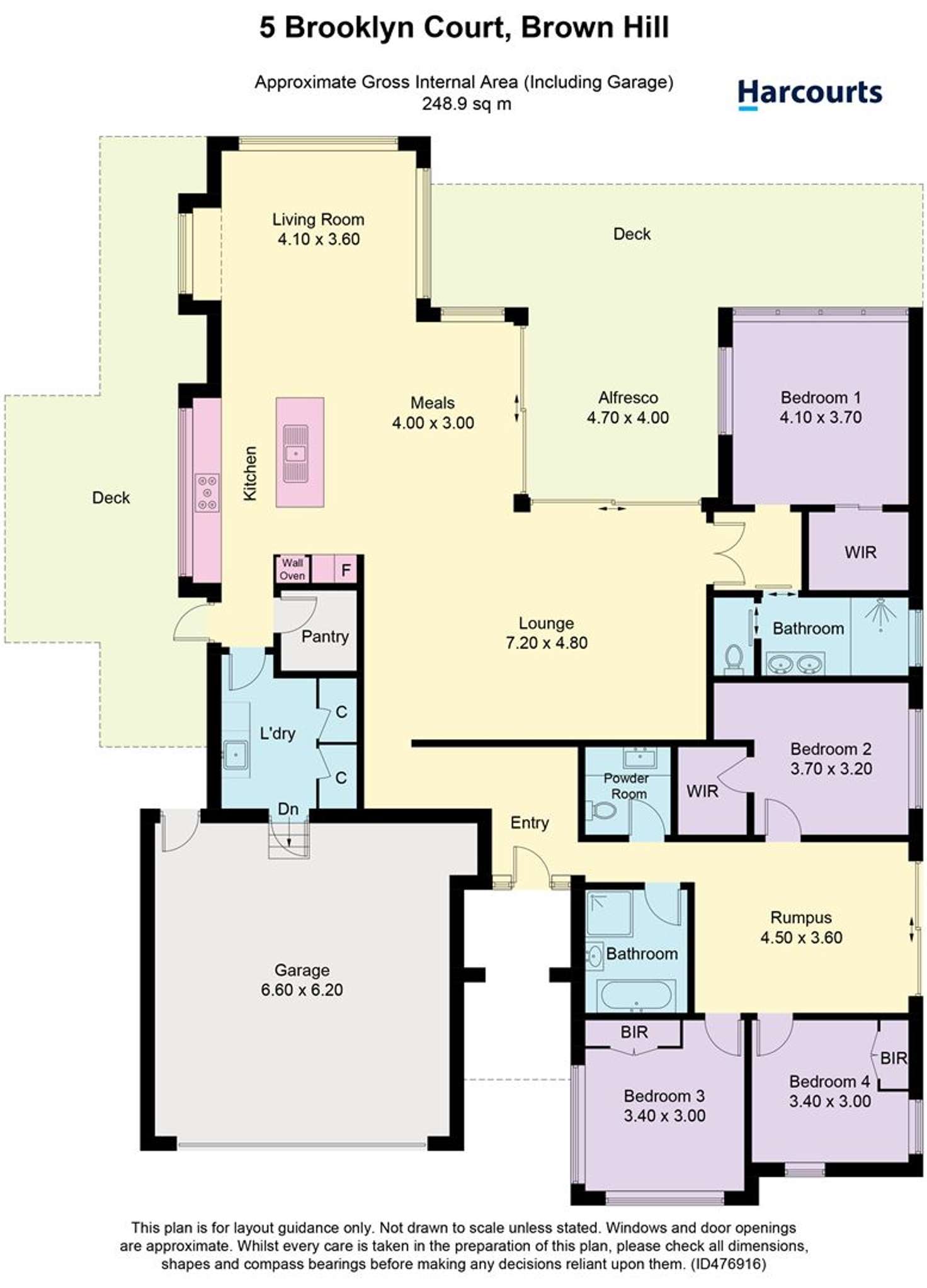 Floorplan of Homely house listing, 5 Brooklyn Court, Brown Hill VIC 3350