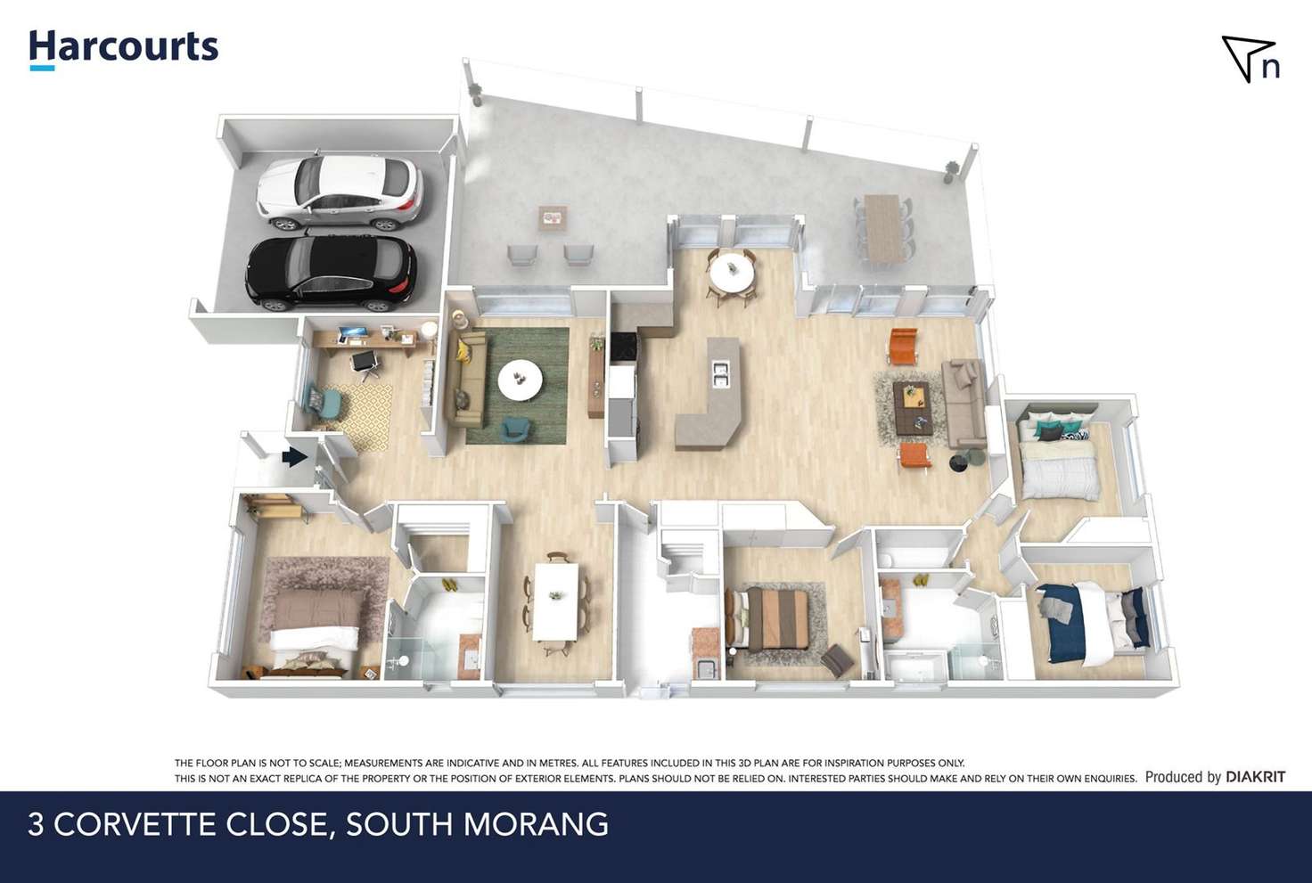 Floorplan of Homely house listing, 3 Corvette Close, South Morang VIC 3752
