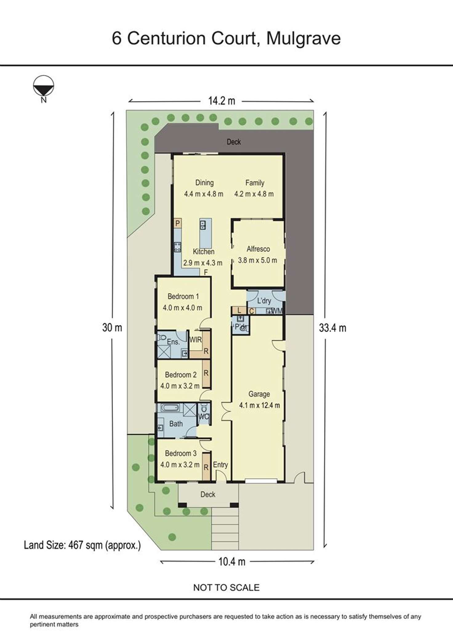 Floorplan of Homely house listing, 6 Centurion Court, Mulgrave VIC 3170