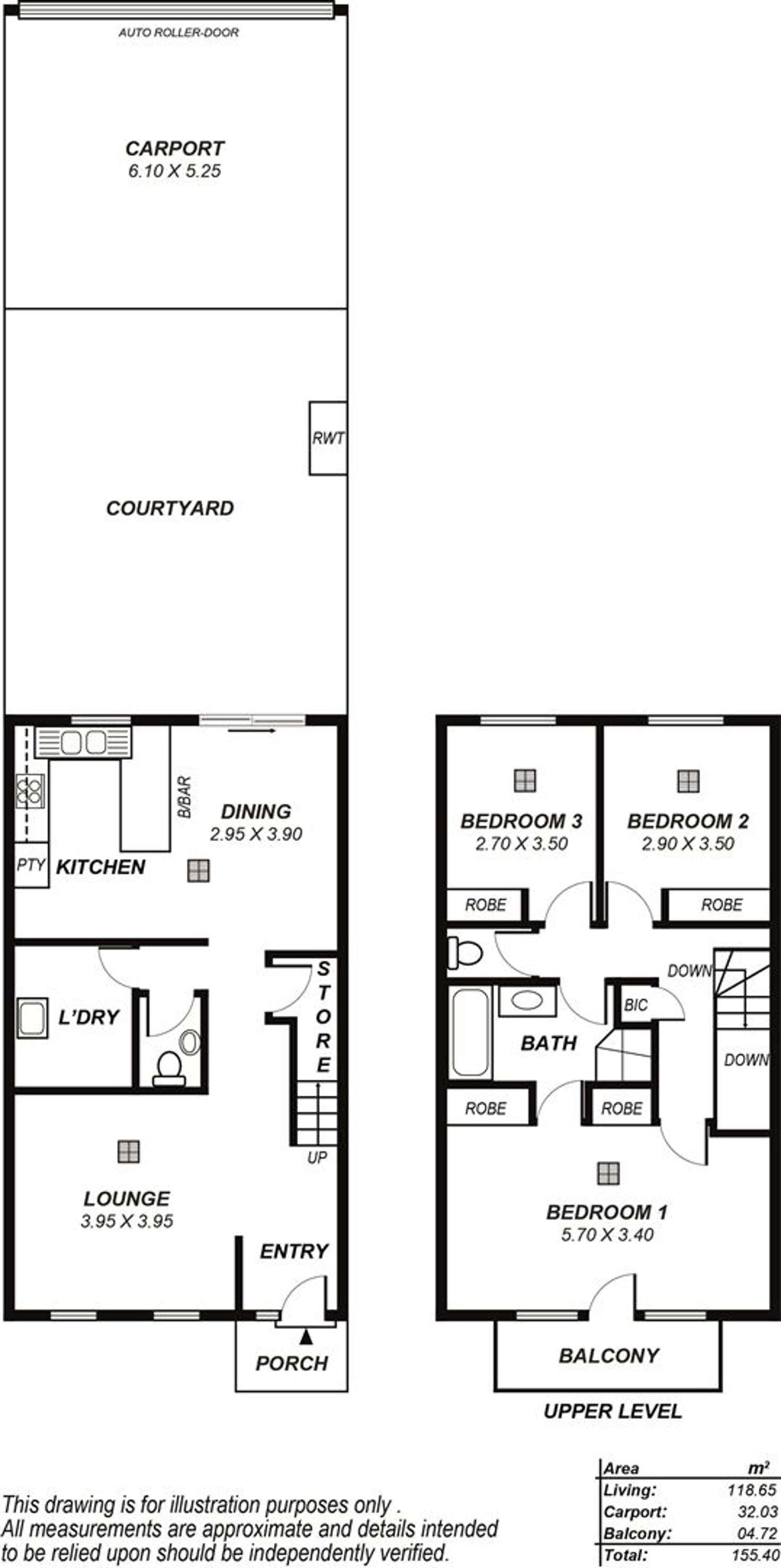 Floorplan of Homely townhouse listing, 27 Mcrostie Street, Ferryden Park SA 5010