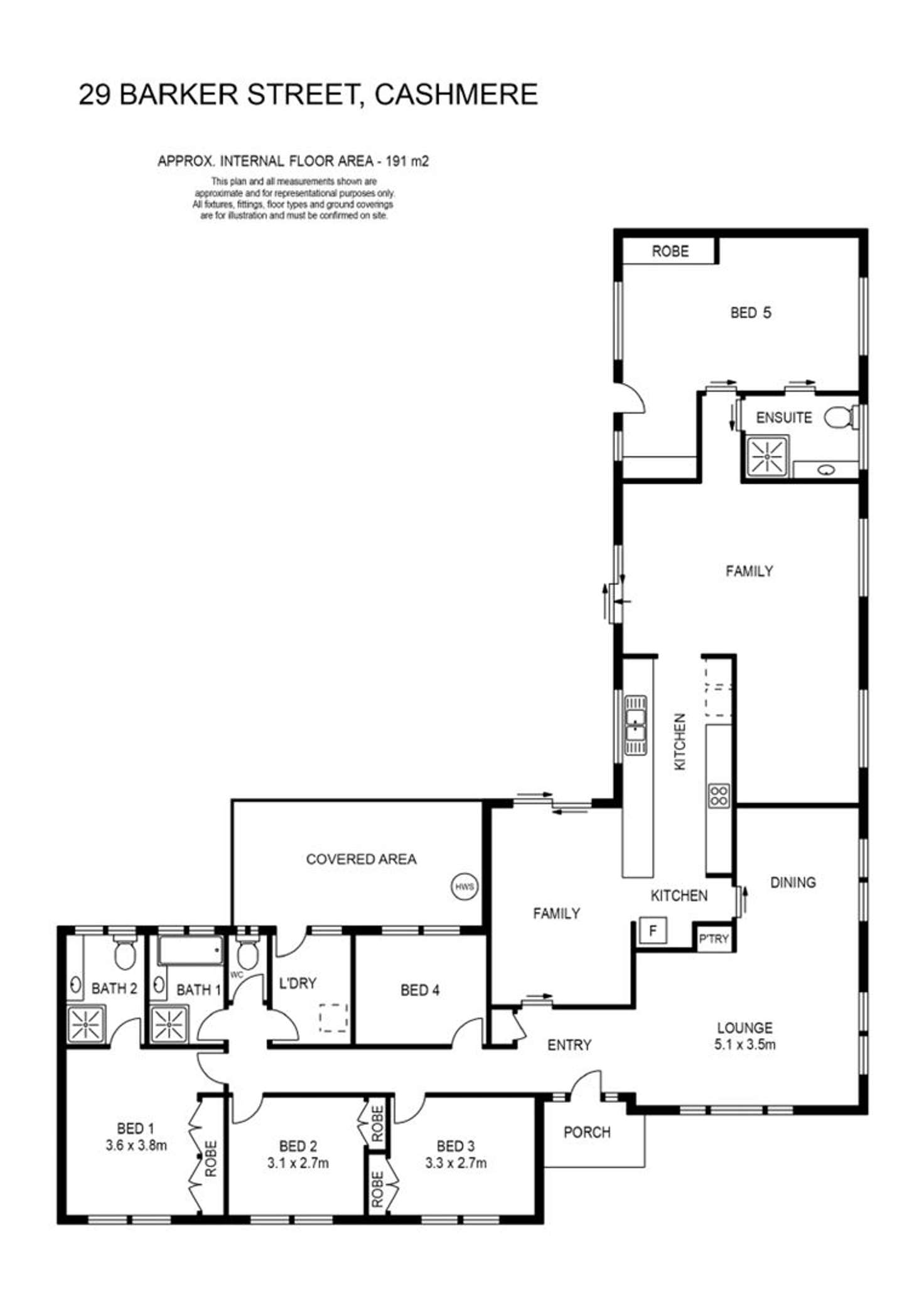 Floorplan of Homely house listing, 29 Barker Street, Cashmere QLD 4500