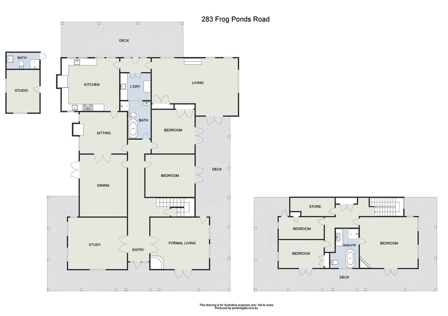 Floorplan of Homely ruralOther listing, 283 Frog Ponds Road, Yea VIC 3717